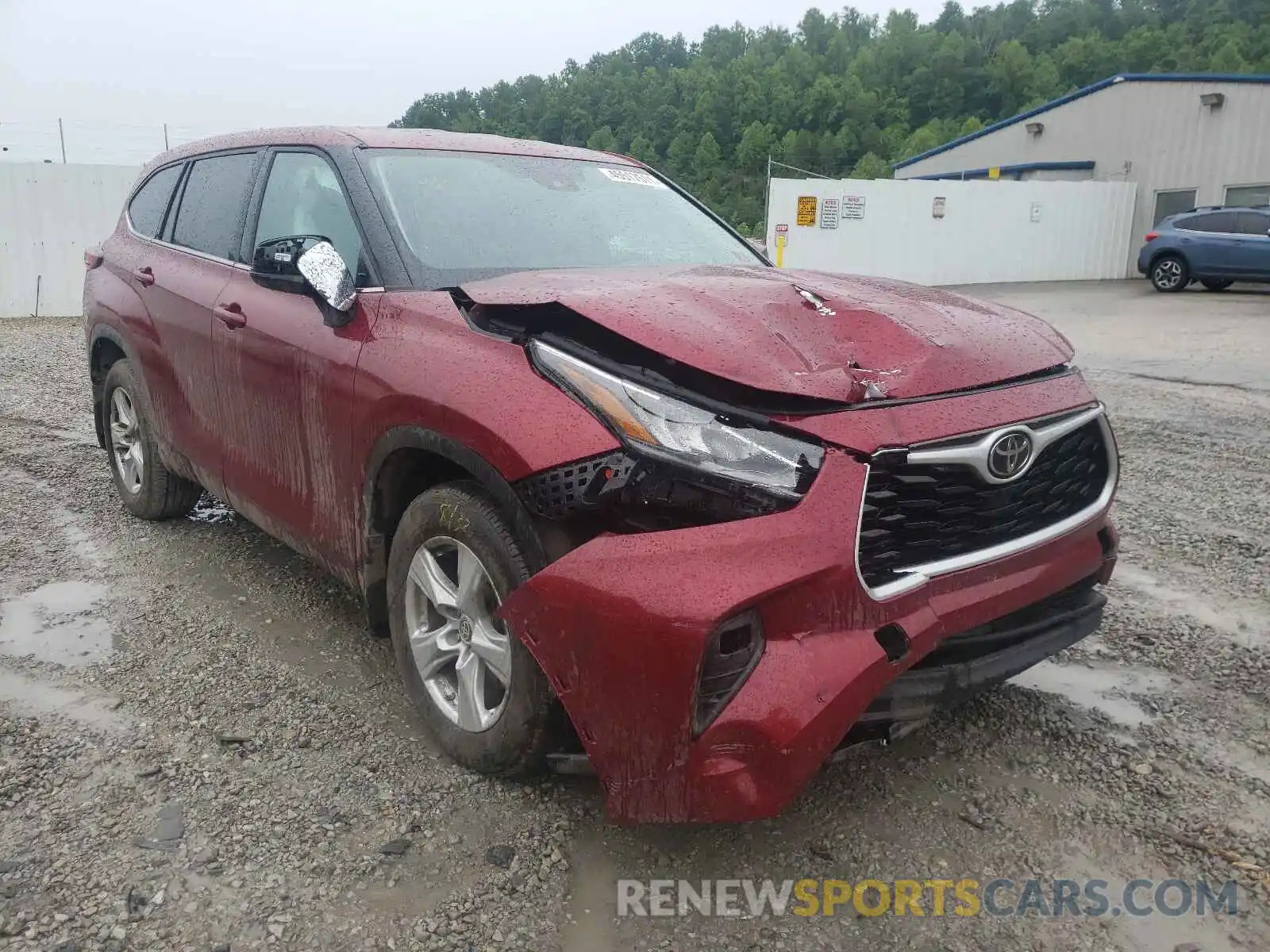 1 Photograph of a damaged car 5TDBZRBH1LS050431 TOYOTA HIGHLANDER 2020