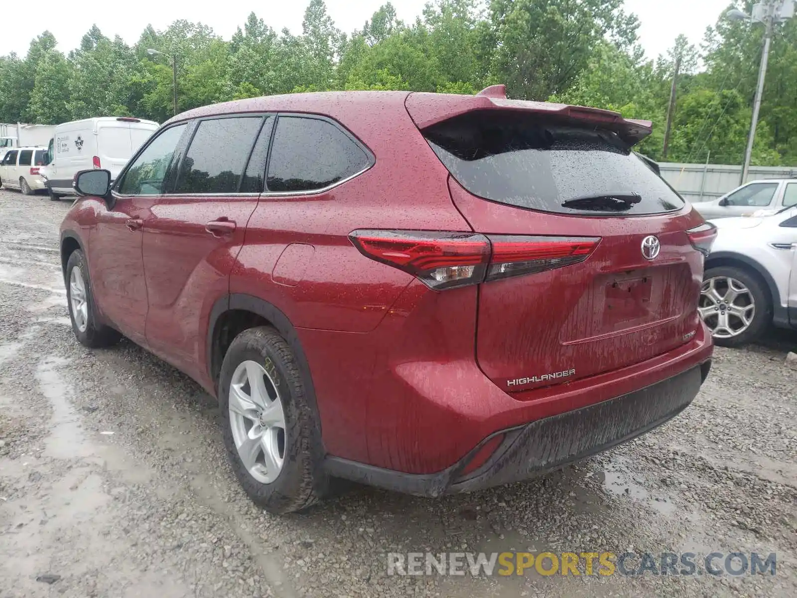 3 Photograph of a damaged car 5TDBZRBH1LS050431 TOYOTA HIGHLANDER 2020