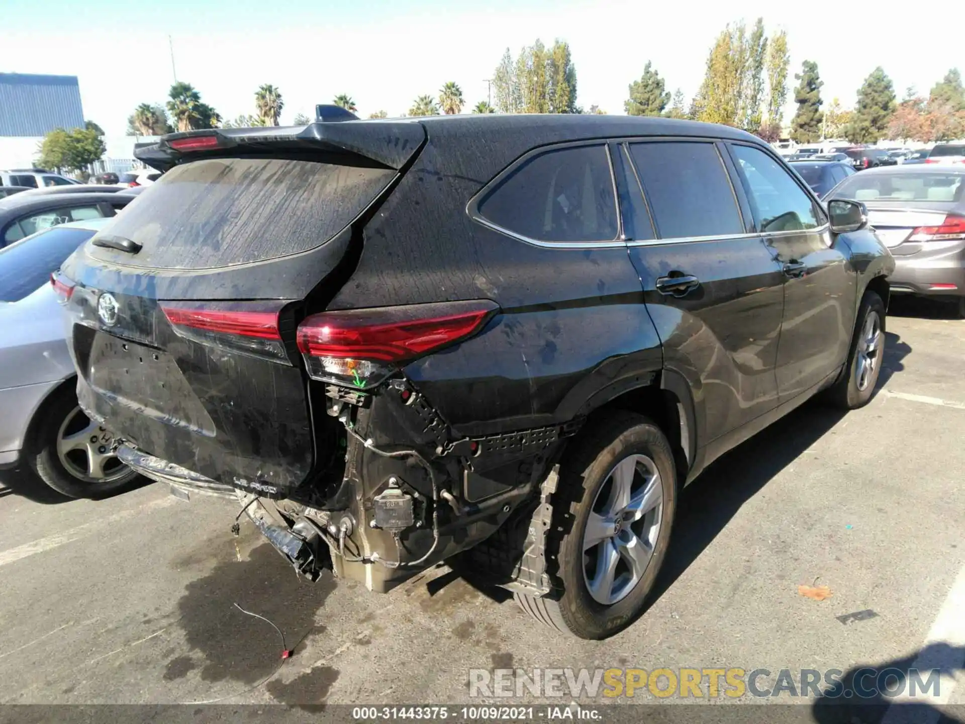 4 Фотография поврежденного автомобиля 5TDBZRBH1LS502541 TOYOTA HIGHLANDER 2020