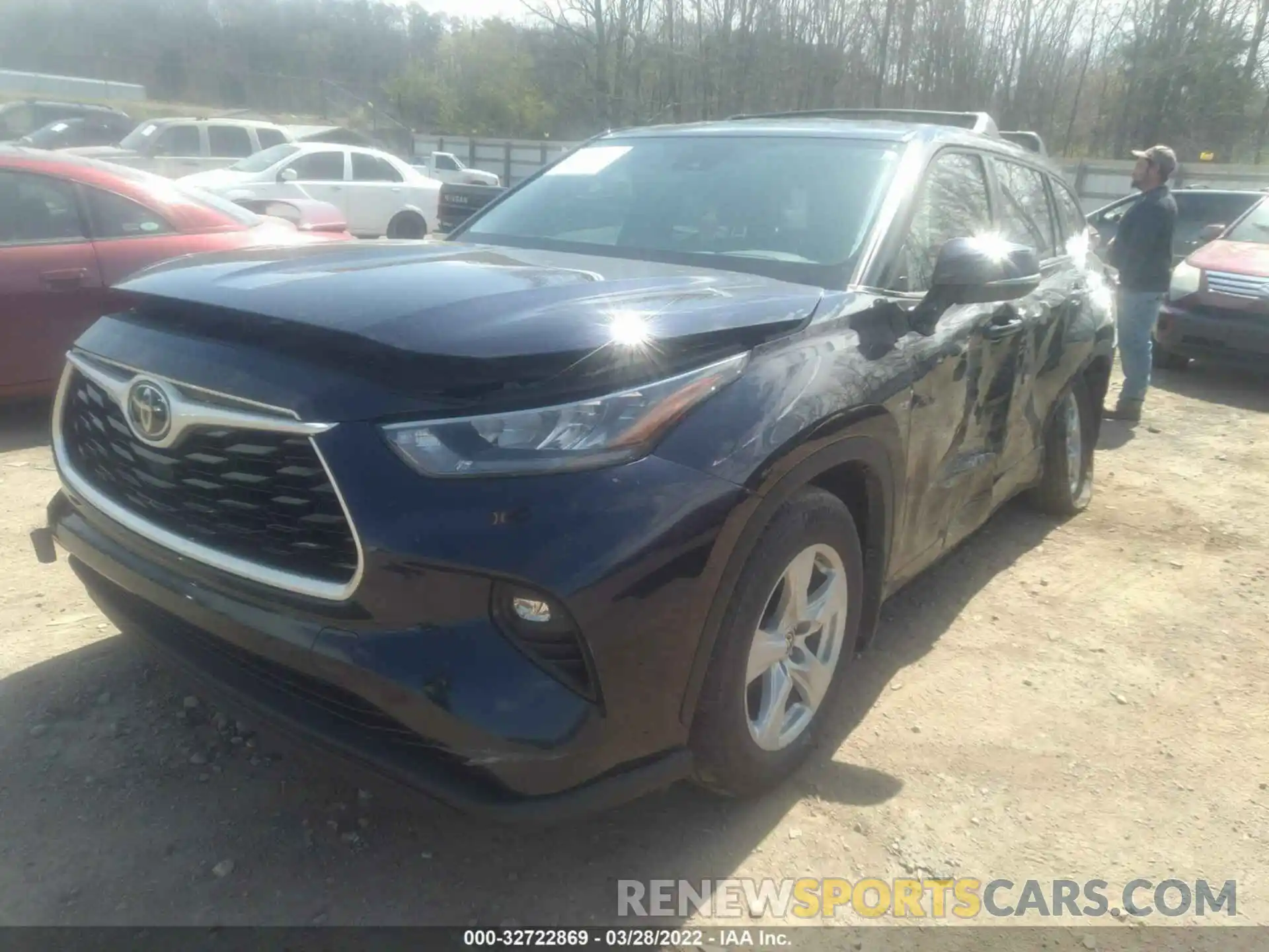 2 Photograph of a damaged car 5TDBZRBH2LS034190 TOYOTA HIGHLANDER 2020