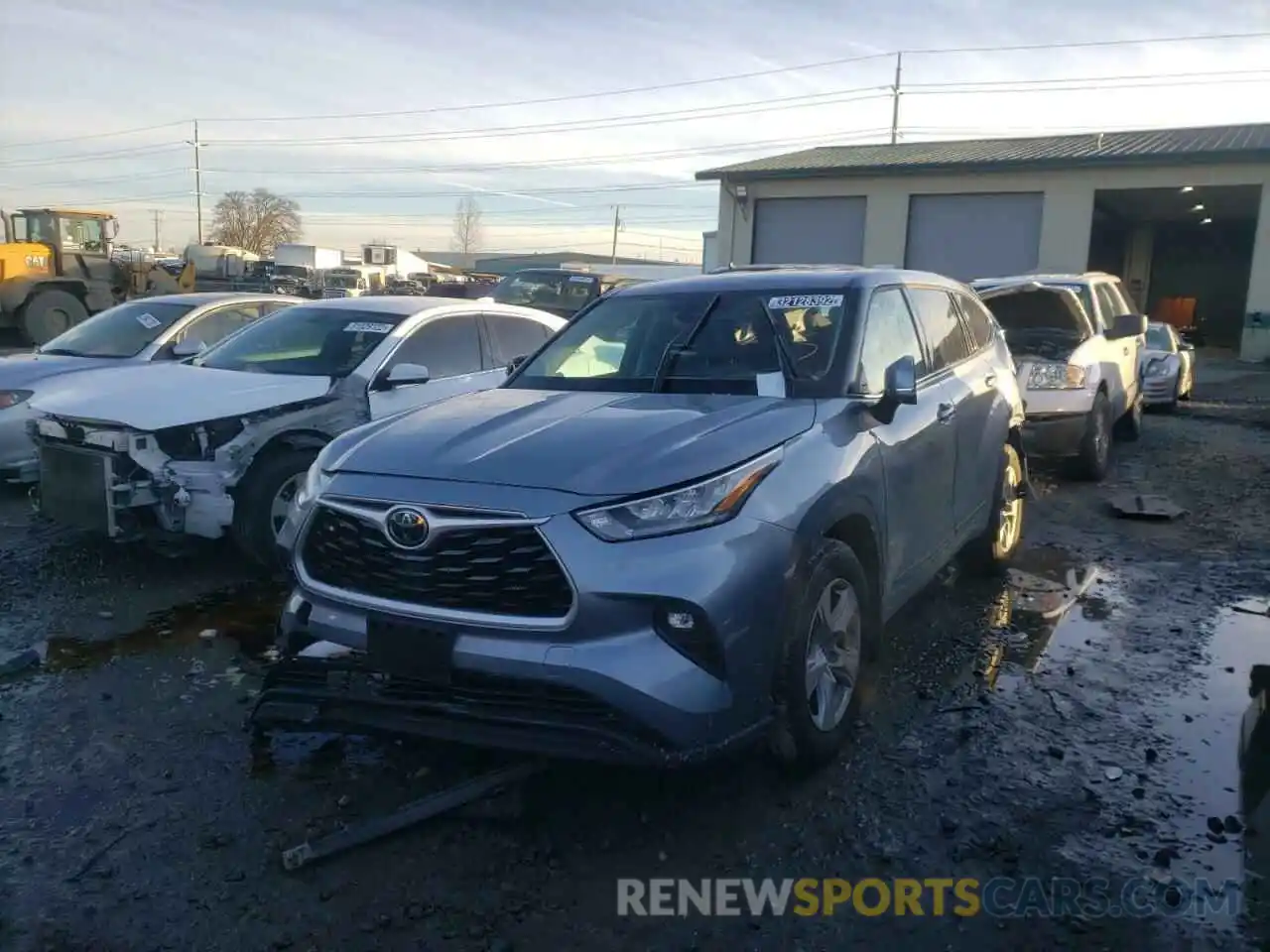 2 Photograph of a damaged car 5TDBZRBH3LS011517 TOYOTA HIGHLANDER 2020