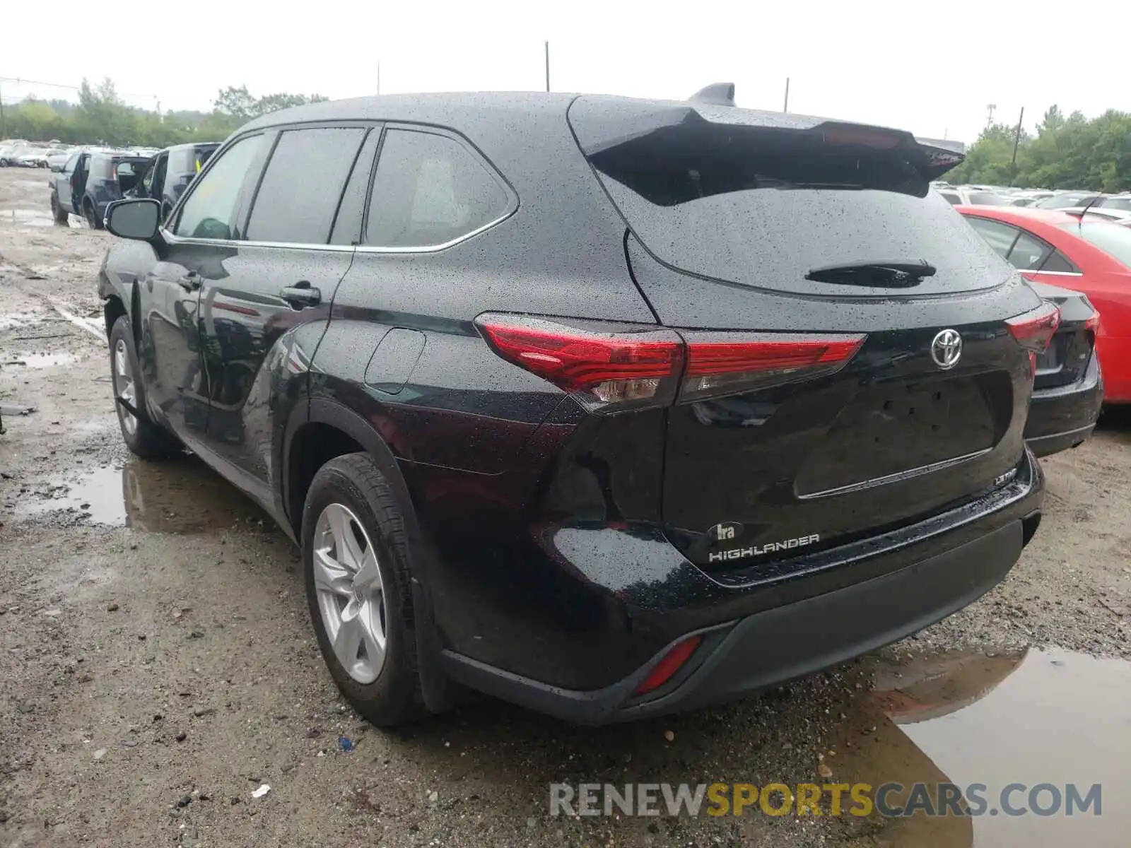 3 Photograph of a damaged car 5TDBZRBH3LS019245 TOYOTA HIGHLANDER 2020