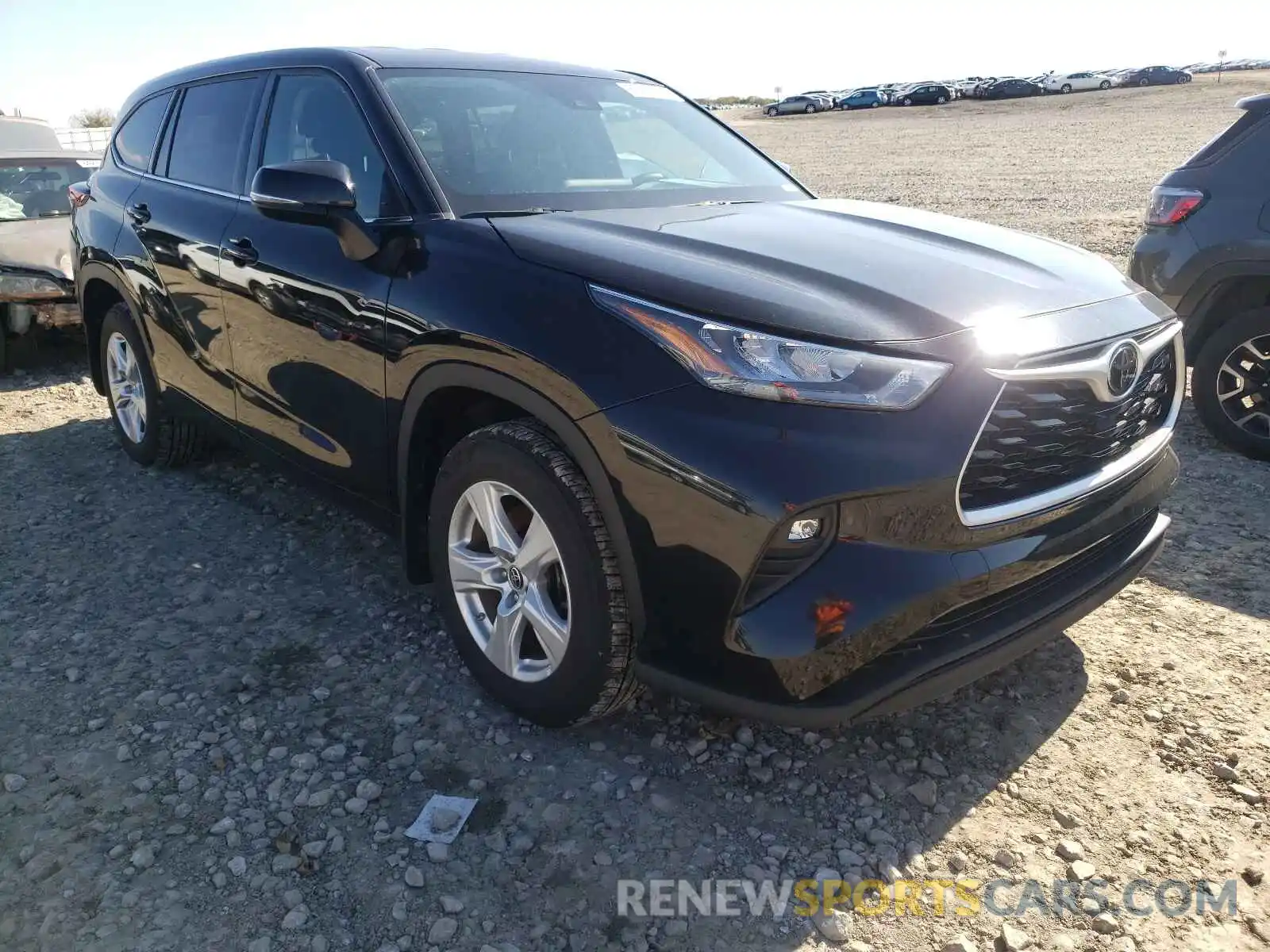 1 Photograph of a damaged car 5TDBZRBH3LS044730 TOYOTA HIGHLANDER 2020