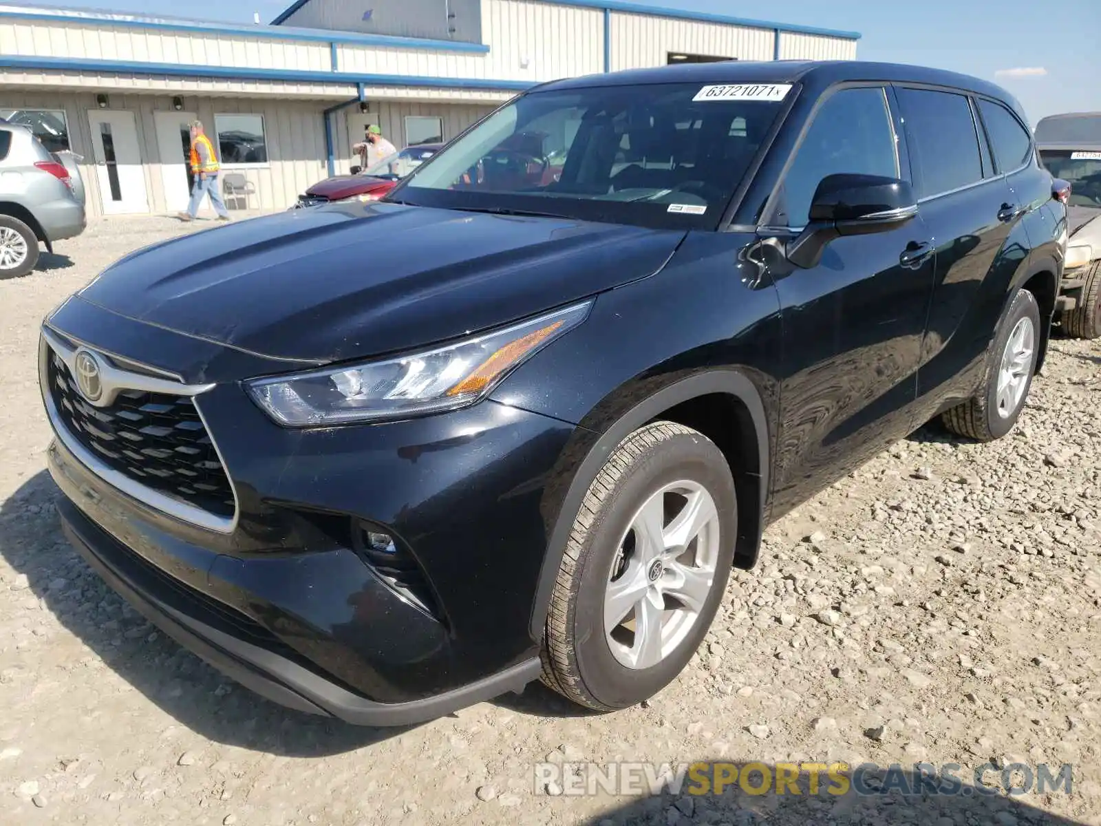 2 Photograph of a damaged car 5TDBZRBH3LS044730 TOYOTA HIGHLANDER 2020