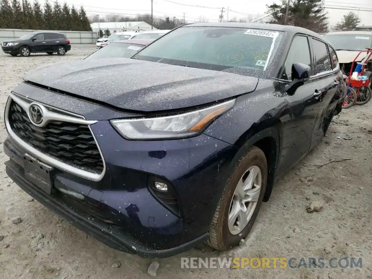 2 Photograph of a damaged car 5TDBZRBH3LS508650 TOYOTA HIGHLANDER 2020