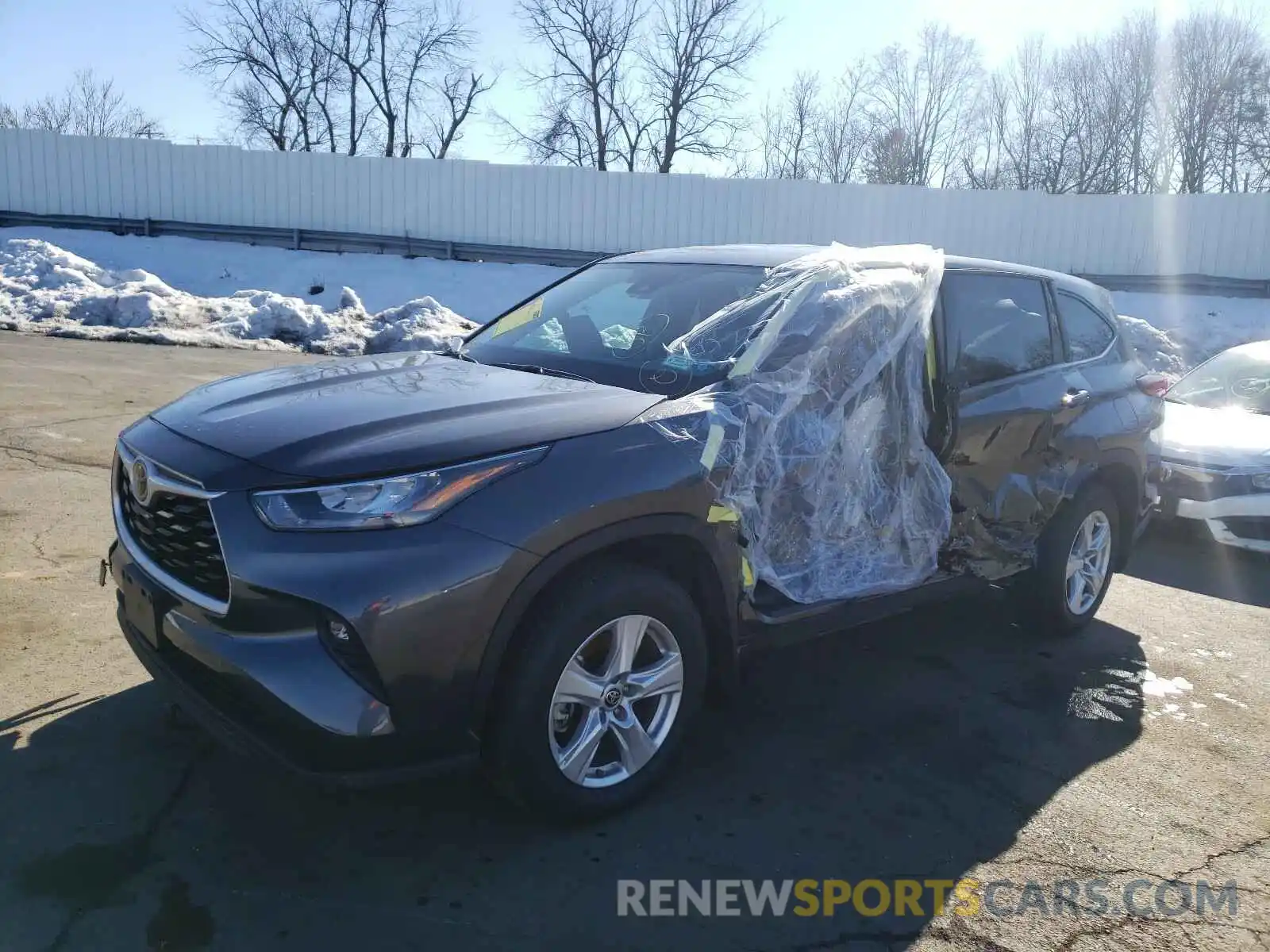 2 Photograph of a damaged car 5TDBZRBH3LS516098 TOYOTA HIGHLANDER 2020