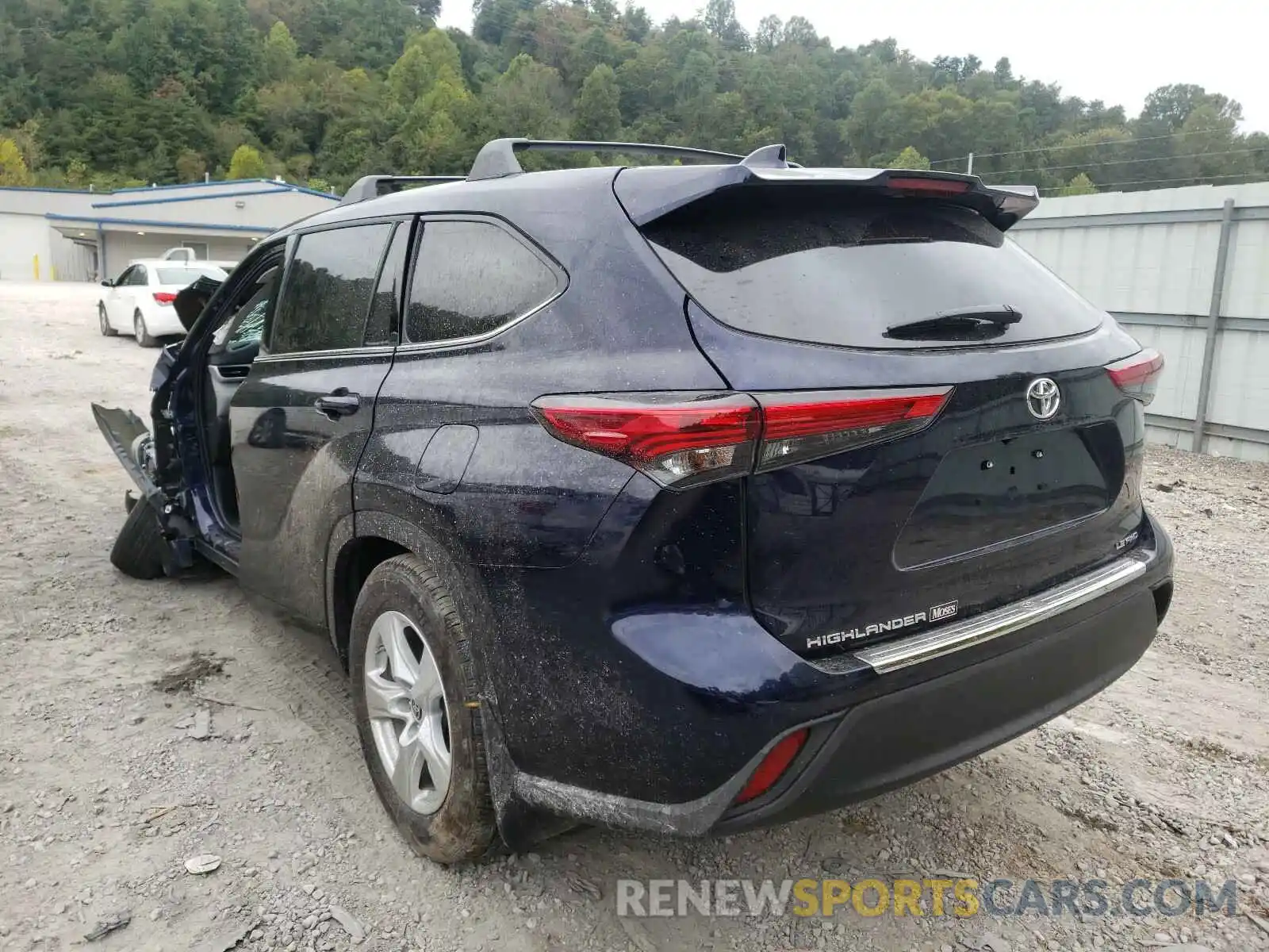 3 Photograph of a damaged car 5TDBZRBH3LS517509 TOYOTA HIGHLANDER 2020