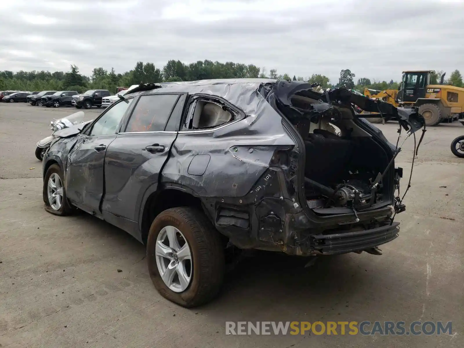 3 Photograph of a damaged car 5TDBZRBH4LS007492 TOYOTA HIGHLANDER 2020