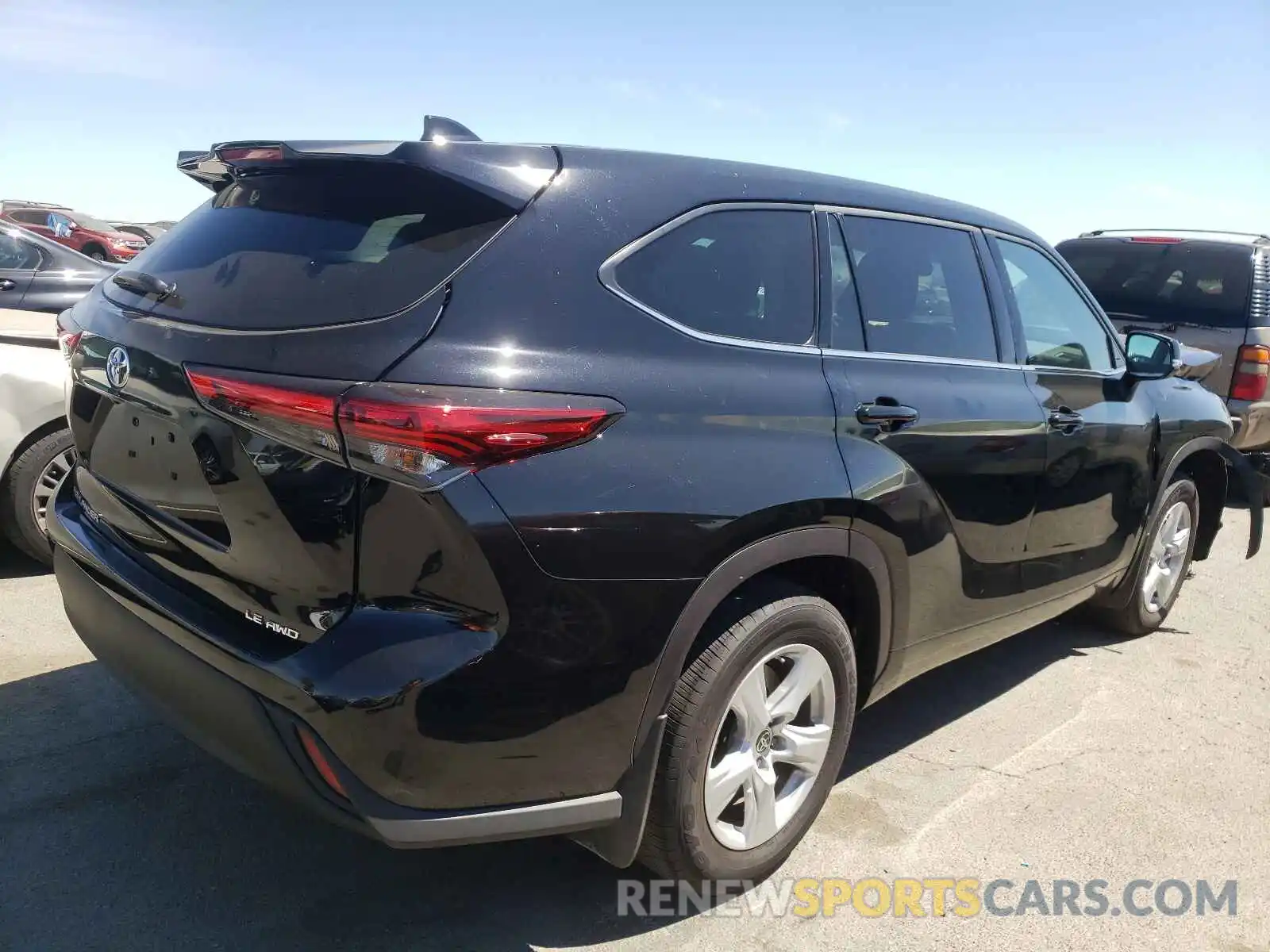 4 Photograph of a damaged car 5TDBZRBH4LS037088 TOYOTA HIGHLANDER 2020