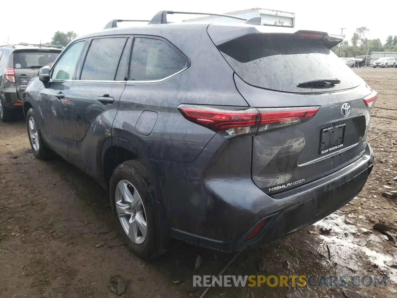 3 Photograph of a damaged car 5TDBZRBH4LS516305 TOYOTA HIGHLANDER 2020