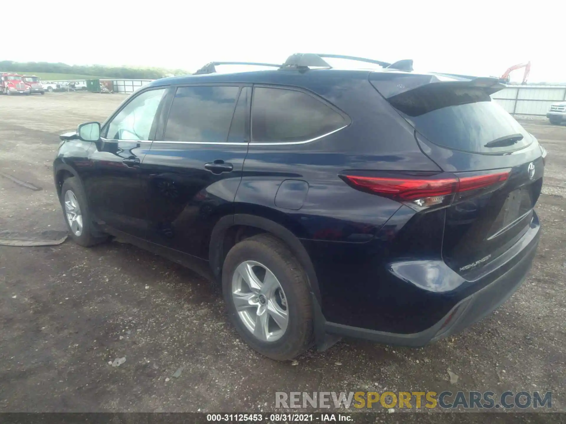 3 Photograph of a damaged car 5TDBZRBH5LS028884 TOYOTA HIGHLANDER 2020