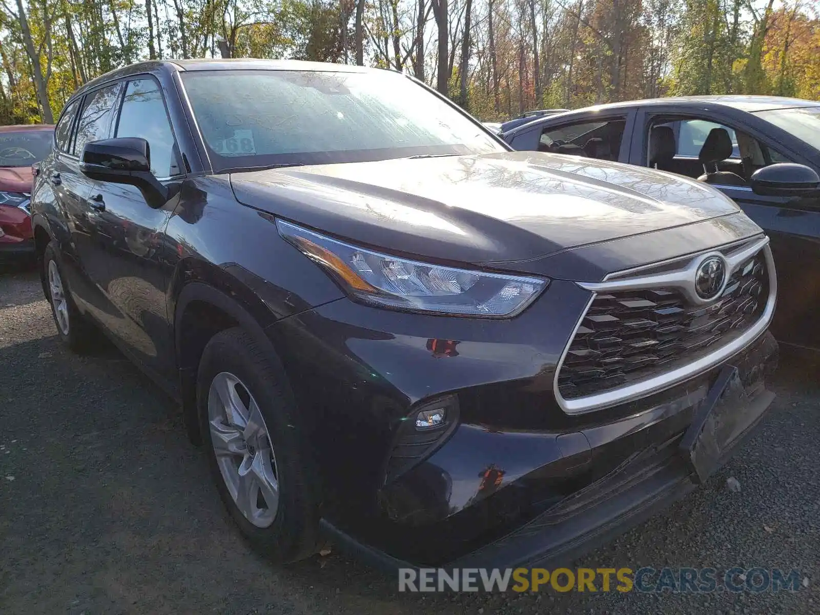 1 Photograph of a damaged car 5TDBZRBH5LS030151 TOYOTA HIGHLANDER 2020