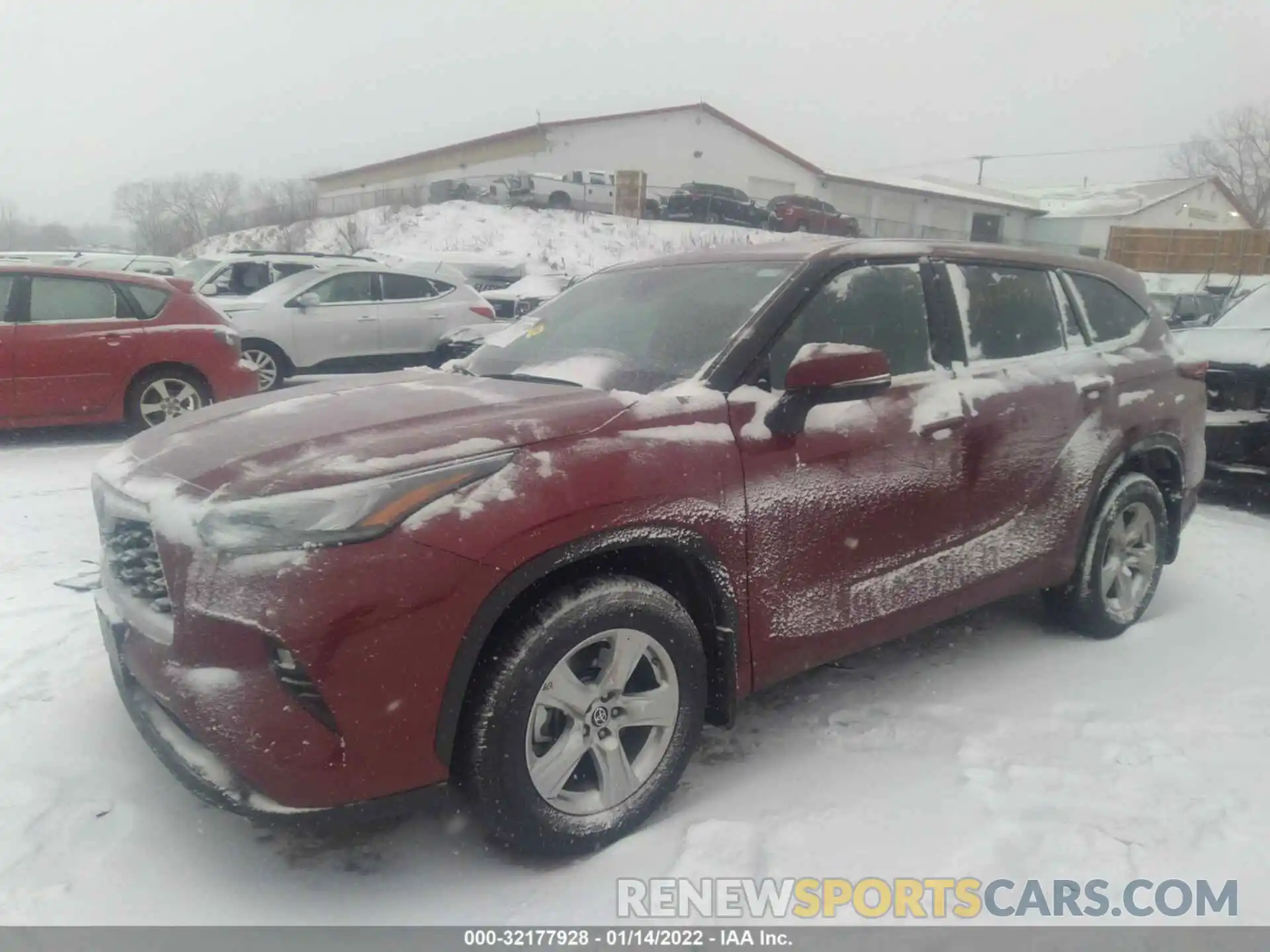 2 Photograph of a damaged car 5TDBZRBH6LS512238 TOYOTA HIGHLANDER 2020