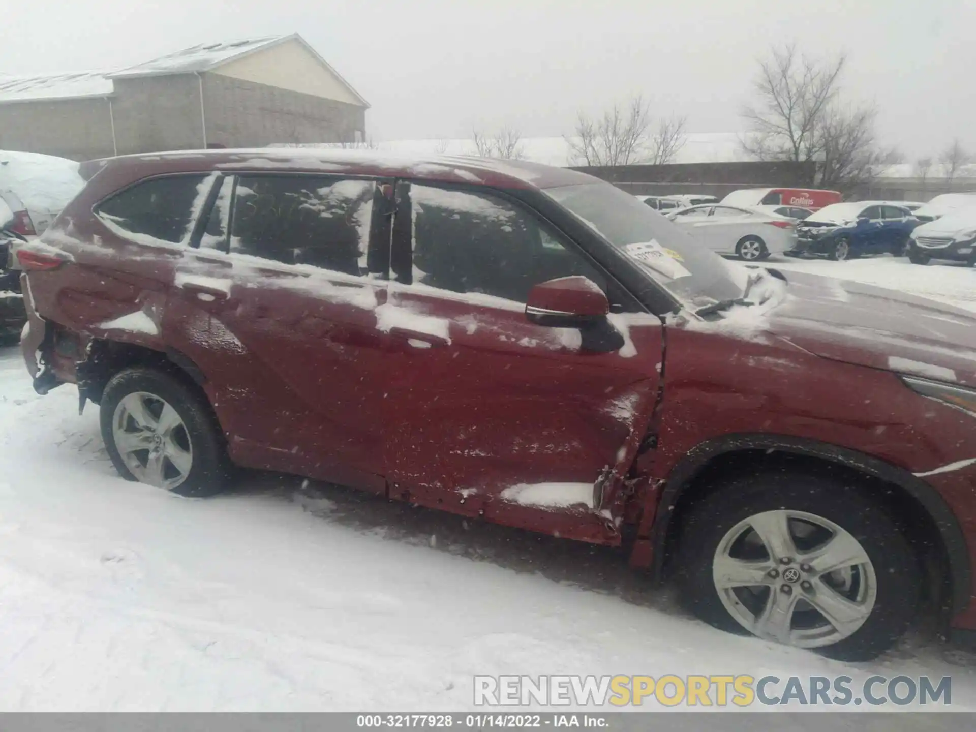 6 Photograph of a damaged car 5TDBZRBH6LS512238 TOYOTA HIGHLANDER 2020