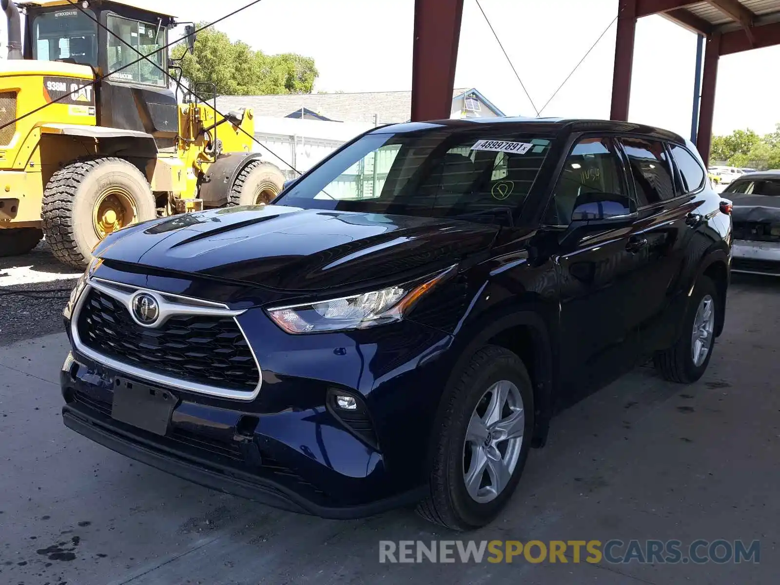 2 Photograph of a damaged car 5TDBZRBH7LS007096 TOYOTA HIGHLANDER 2020