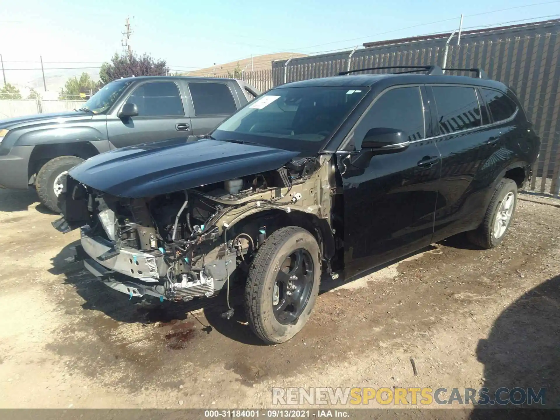 2 Photograph of a damaged car 5TDBZRBH7LS038655 TOYOTA HIGHLANDER 2020