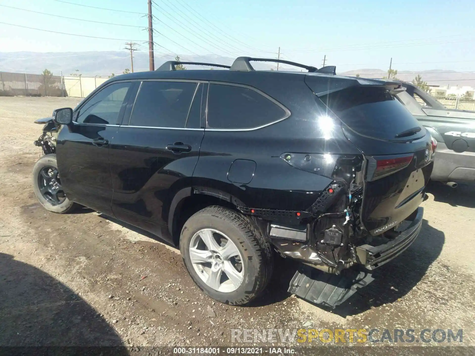 3 Photograph of a damaged car 5TDBZRBH7LS038655 TOYOTA HIGHLANDER 2020