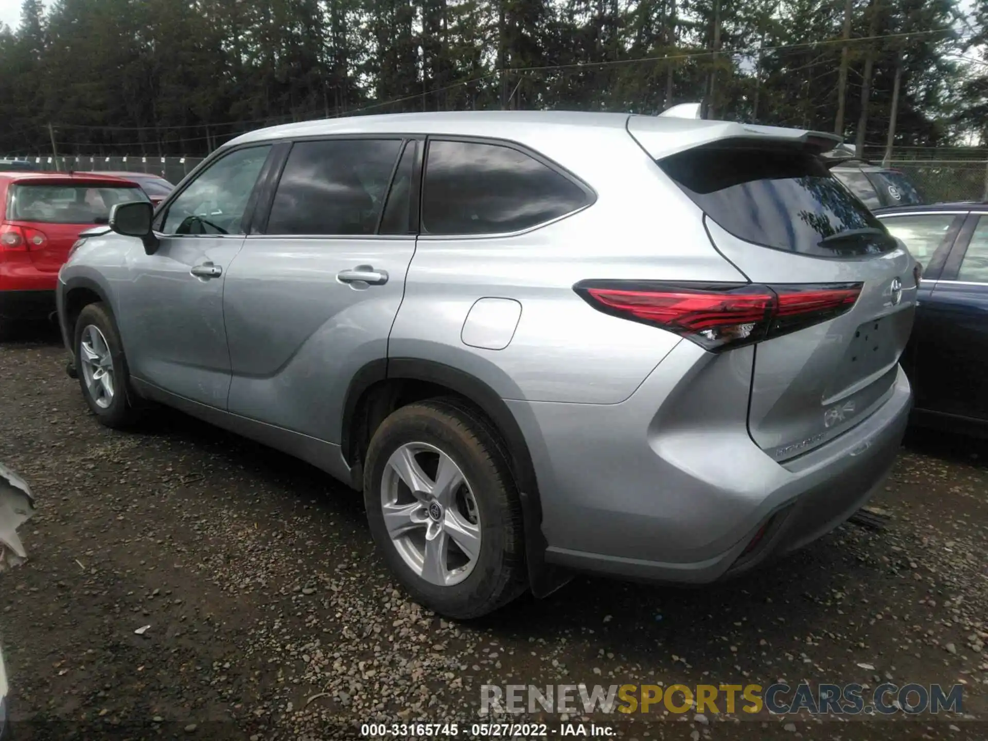 3 Photograph of a damaged car 5TDBZRBH7LS508909 TOYOTA HIGHLANDER 2020