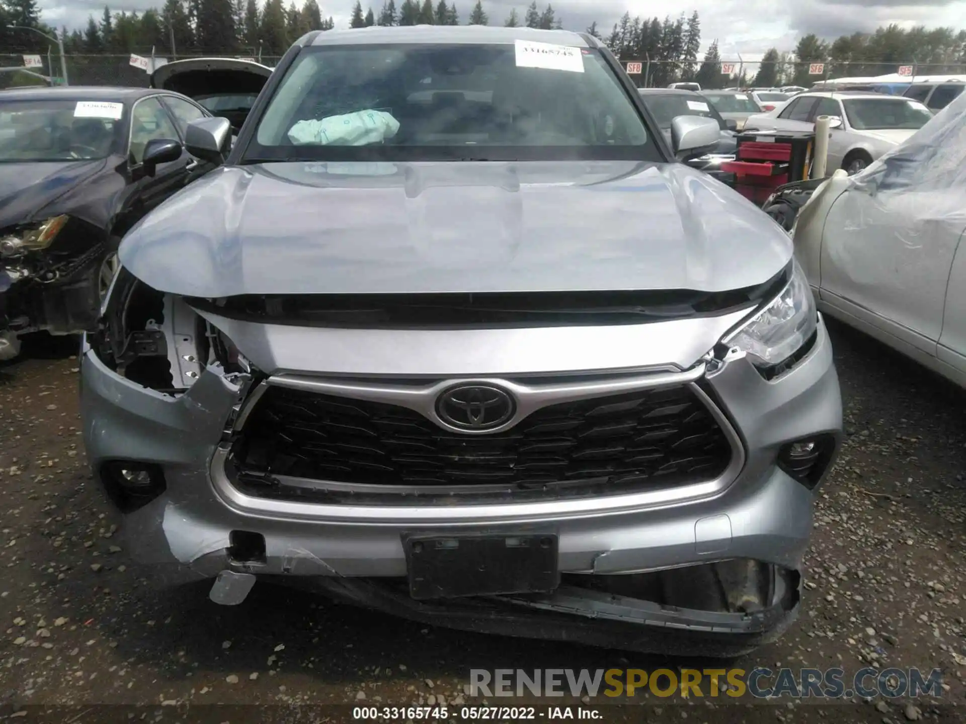 6 Photograph of a damaged car 5TDBZRBH7LS508909 TOYOTA HIGHLANDER 2020