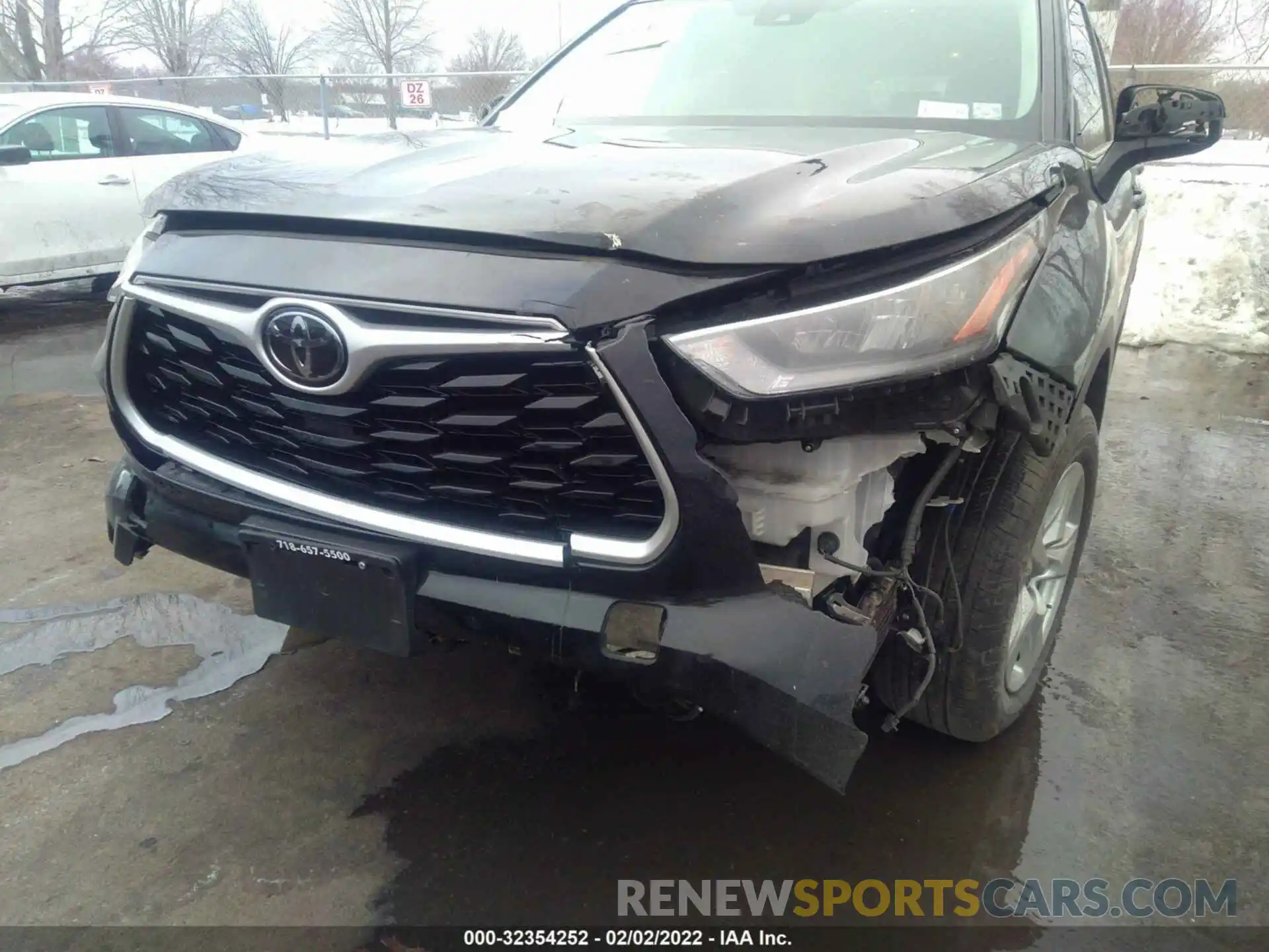 6 Photograph of a damaged car 5TDBZRBH8LS510054 TOYOTA HIGHLANDER 2020