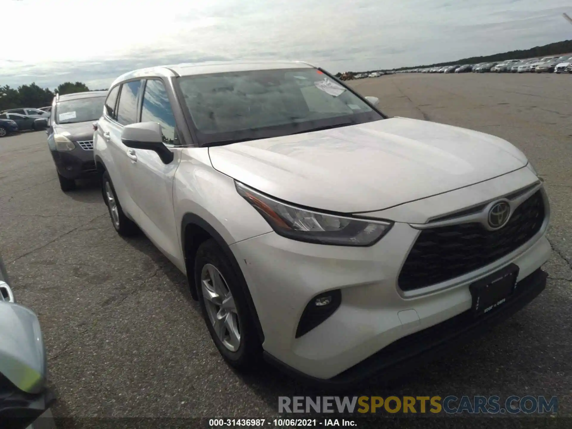 1 Photograph of a damaged car 5TDBZRBH9LS026247 TOYOTA HIGHLANDER 2020