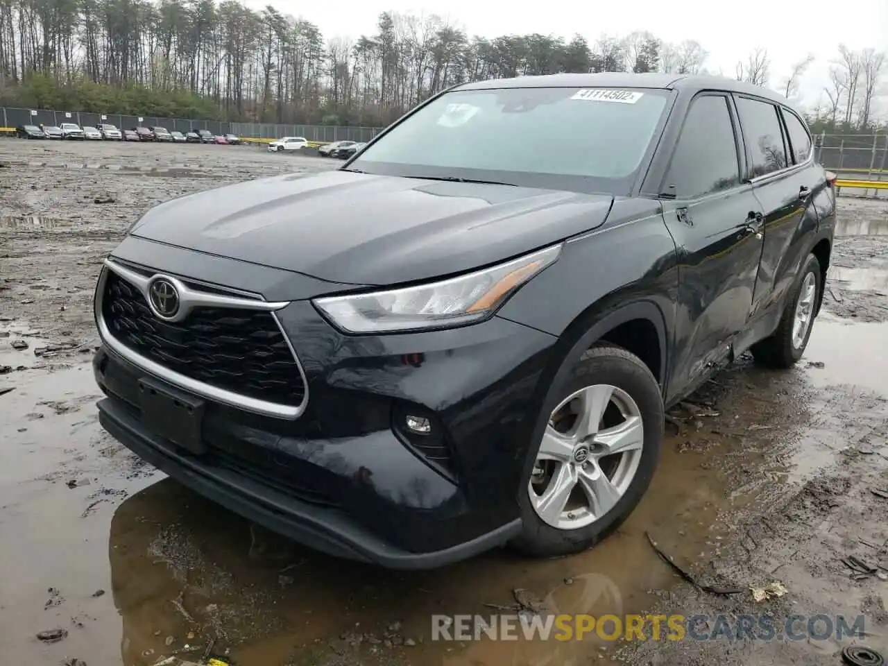 2 Photograph of a damaged car 5TDBZRBH9LS032193 TOYOTA HIGHLANDER 2020