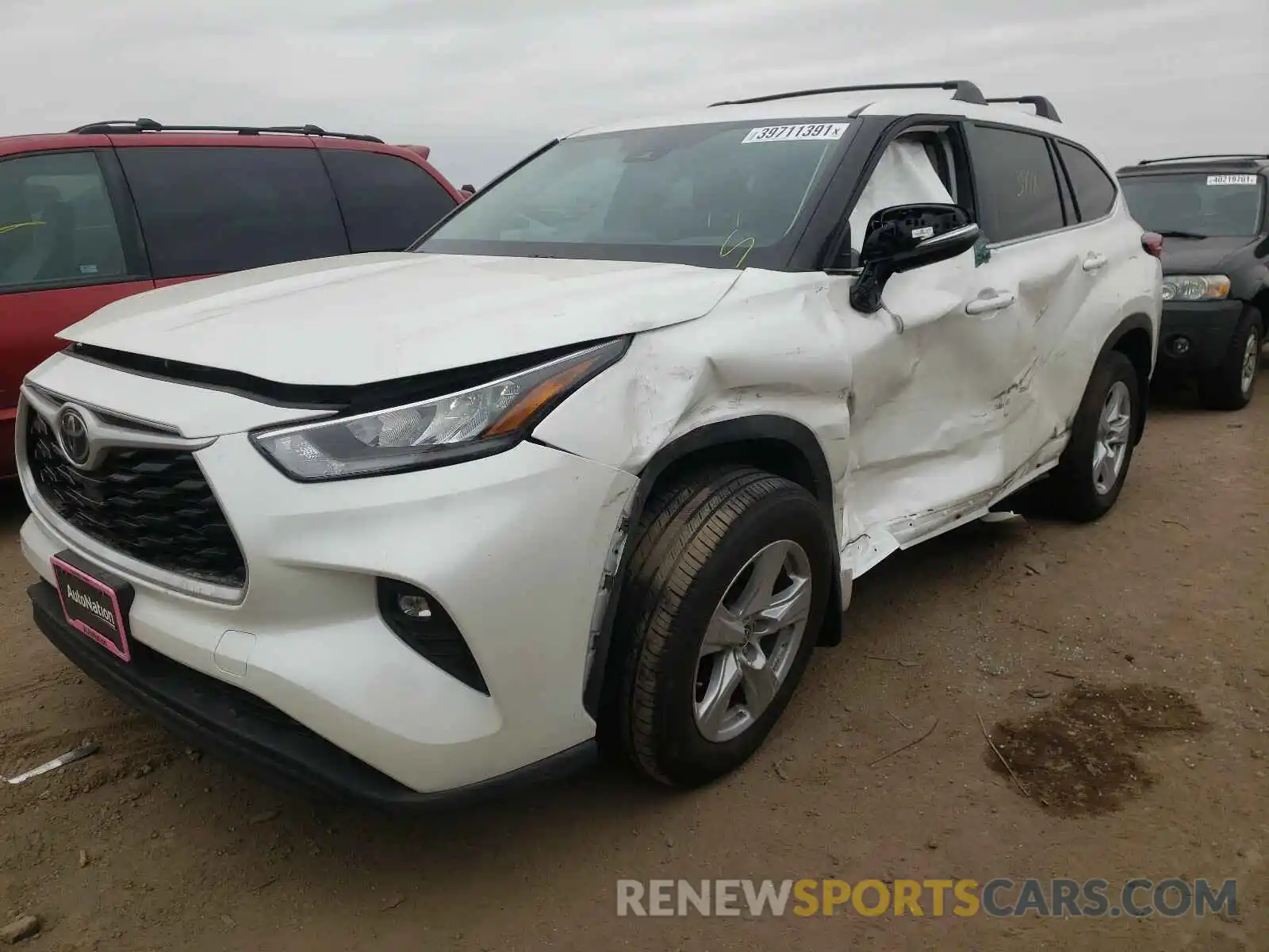 10 Photograph of a damaged car 5TDBZRBHXLS048063 TOYOTA HIGHLANDER 2020