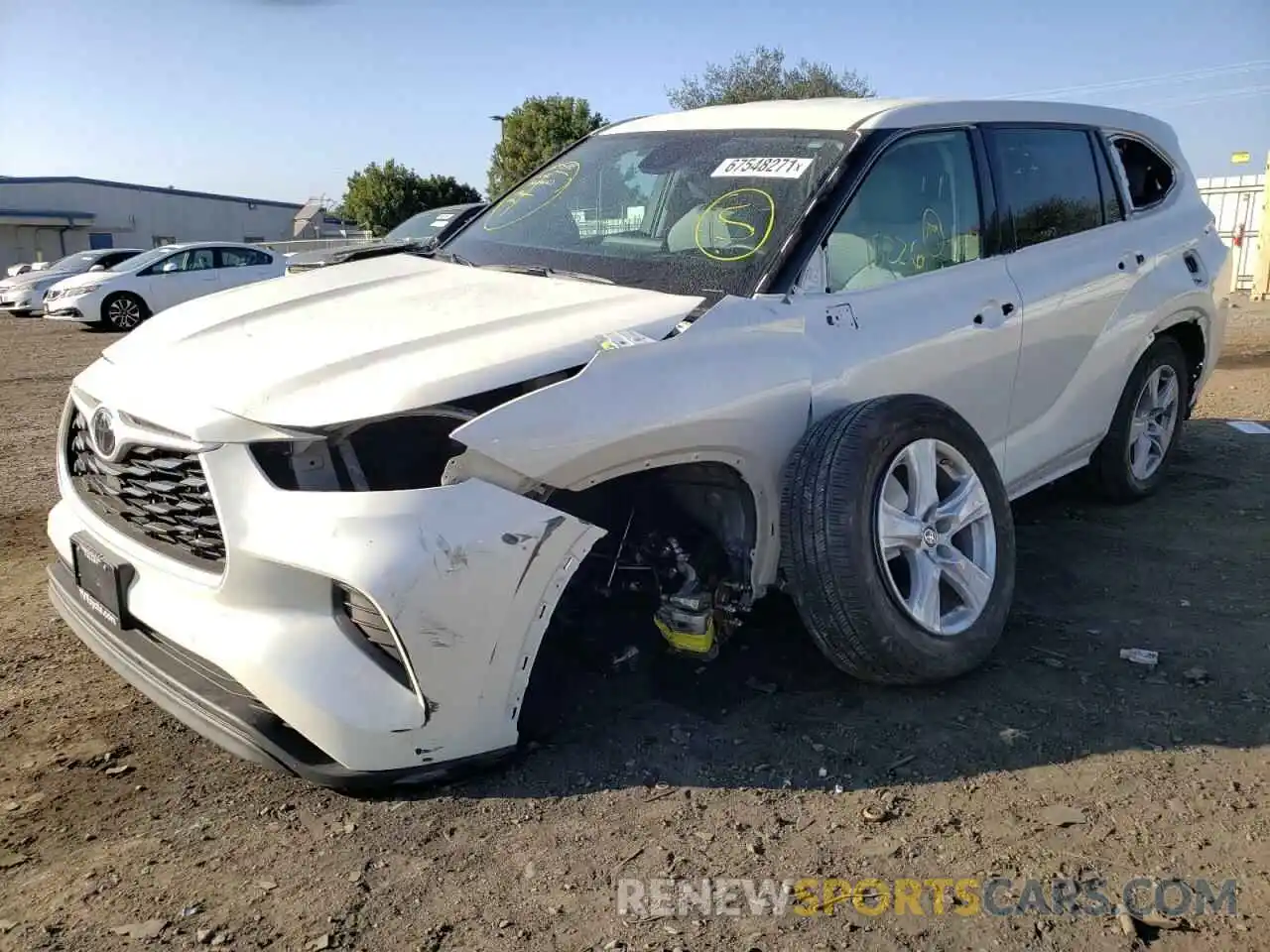 9 Photograph of a damaged car 5TDCZRAH0LS503833 TOYOTA HIGHLANDER 2020