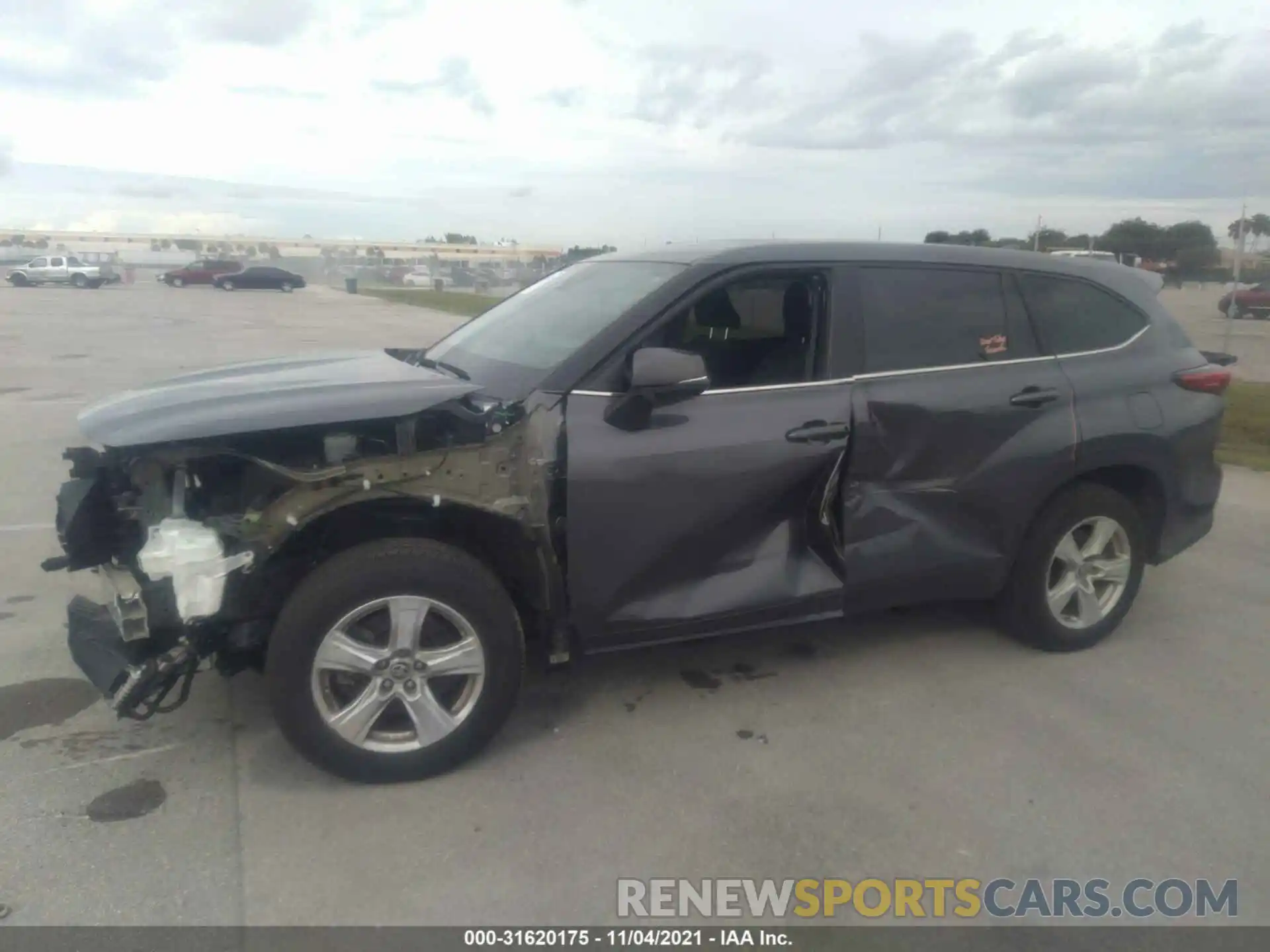 6 Photograph of a damaged car 5TDCZRAH1LS505252 TOYOTA HIGHLANDER 2020