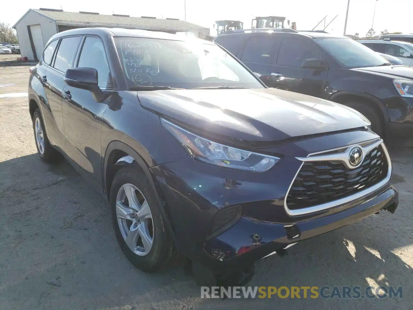 1 Photograph of a damaged car 5TDCZRAH1LS508894 TOYOTA HIGHLANDER 2020