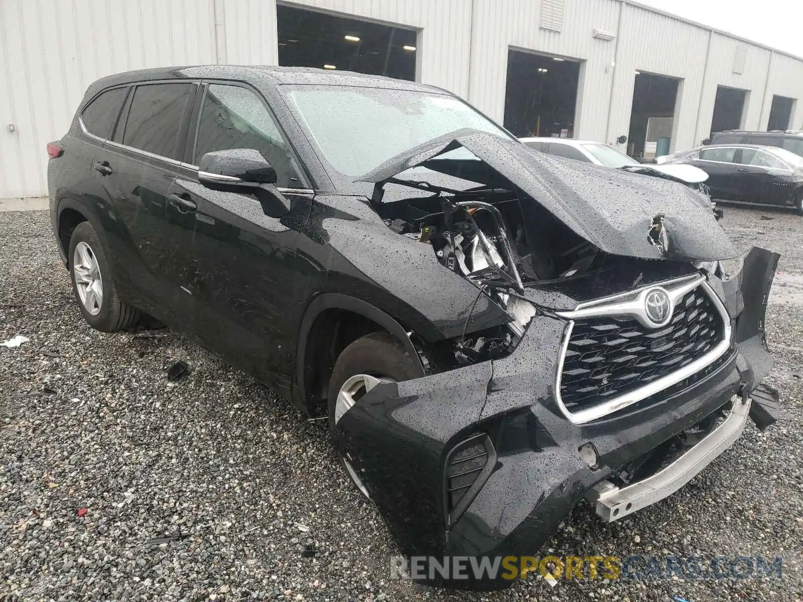 1 Photograph of a damaged car 5TDCZRAH2LS502554 TOYOTA HIGHLANDER 2020