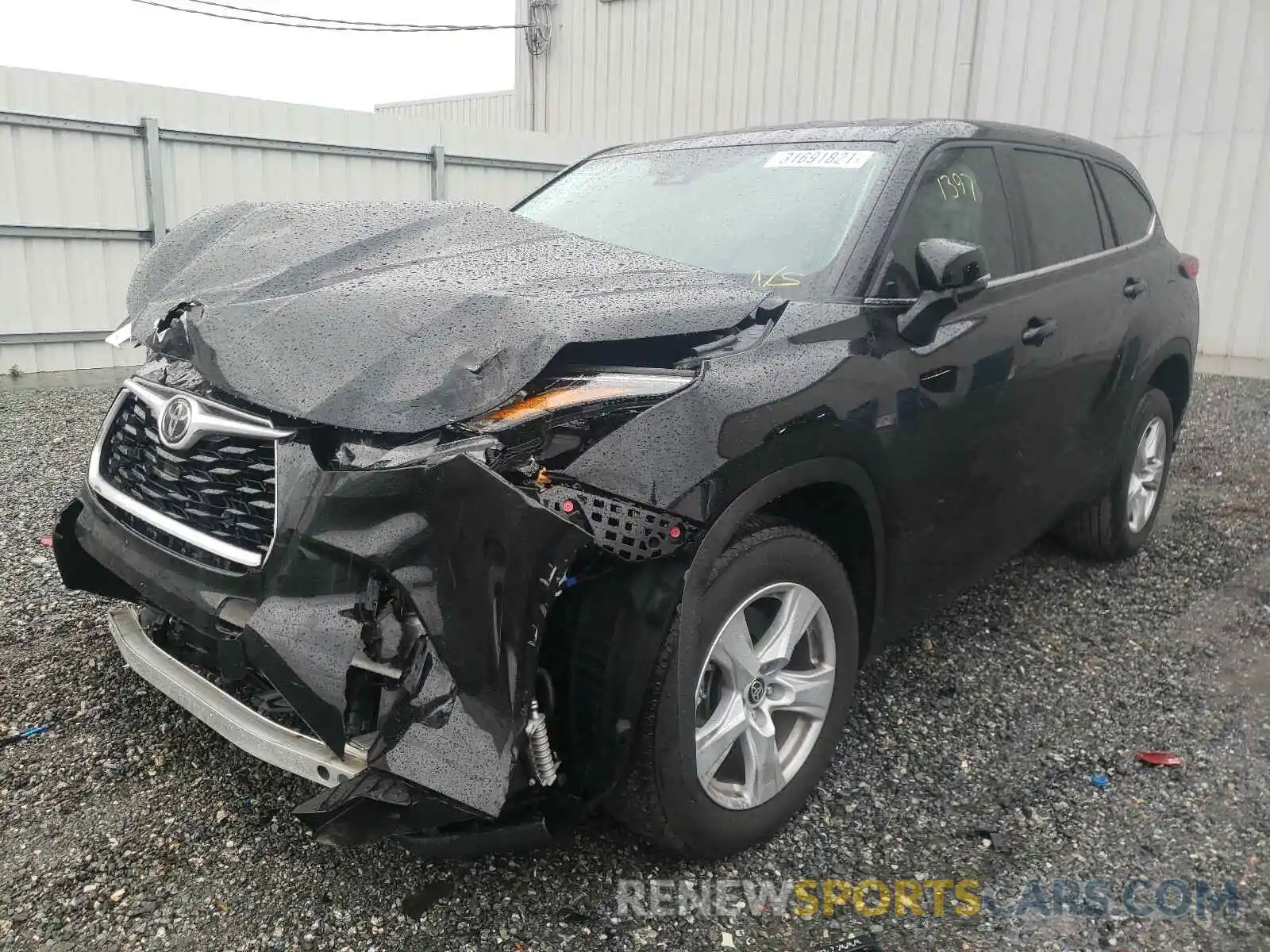 2 Photograph of a damaged car 5TDCZRAH2LS502554 TOYOTA HIGHLANDER 2020