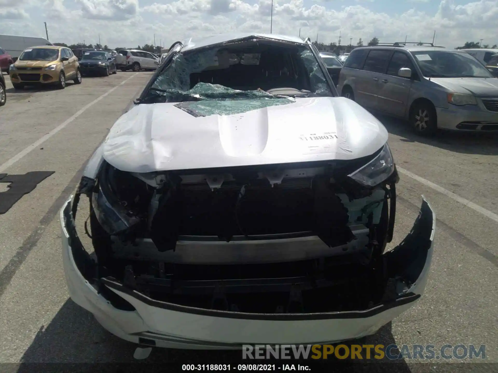 6 Photograph of a damaged car 5TDCZRAH3LS027836 TOYOTA HIGHLANDER 2020