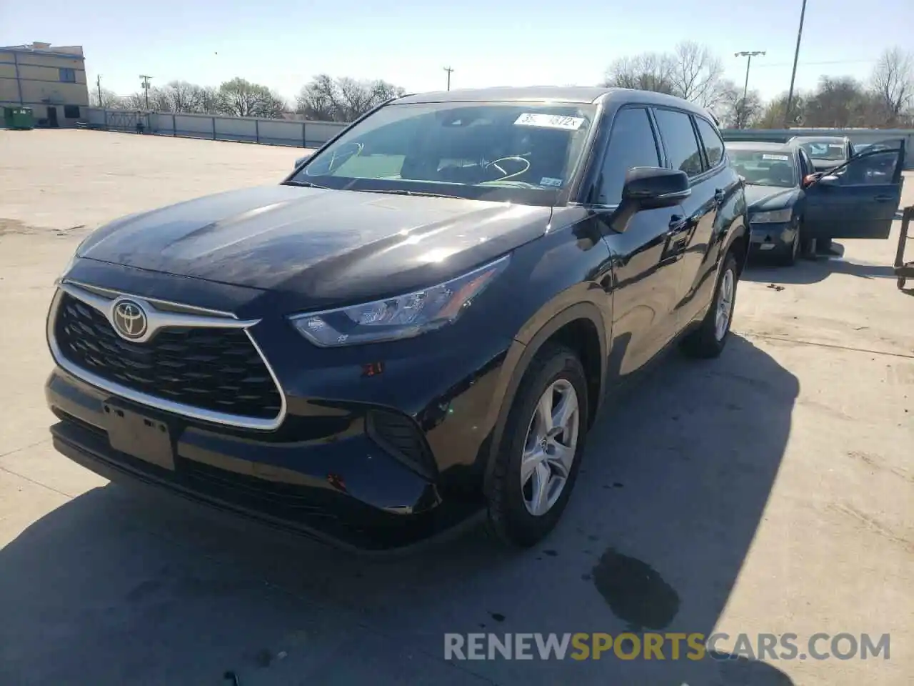 2 Photograph of a damaged car 5TDCZRAH3LS504412 TOYOTA HIGHLANDER 2020