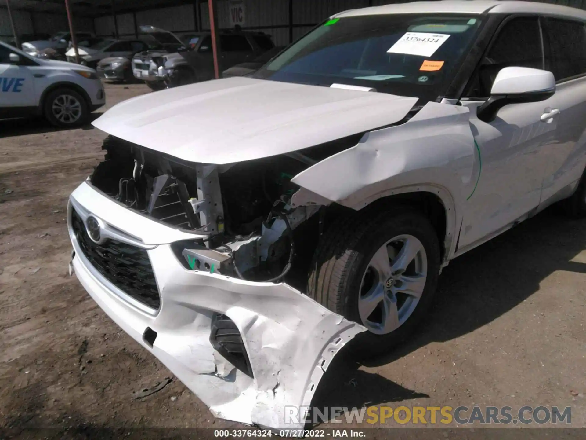 6 Photograph of a damaged car 5TDCZRAH3LS505821 TOYOTA HIGHLANDER 2020