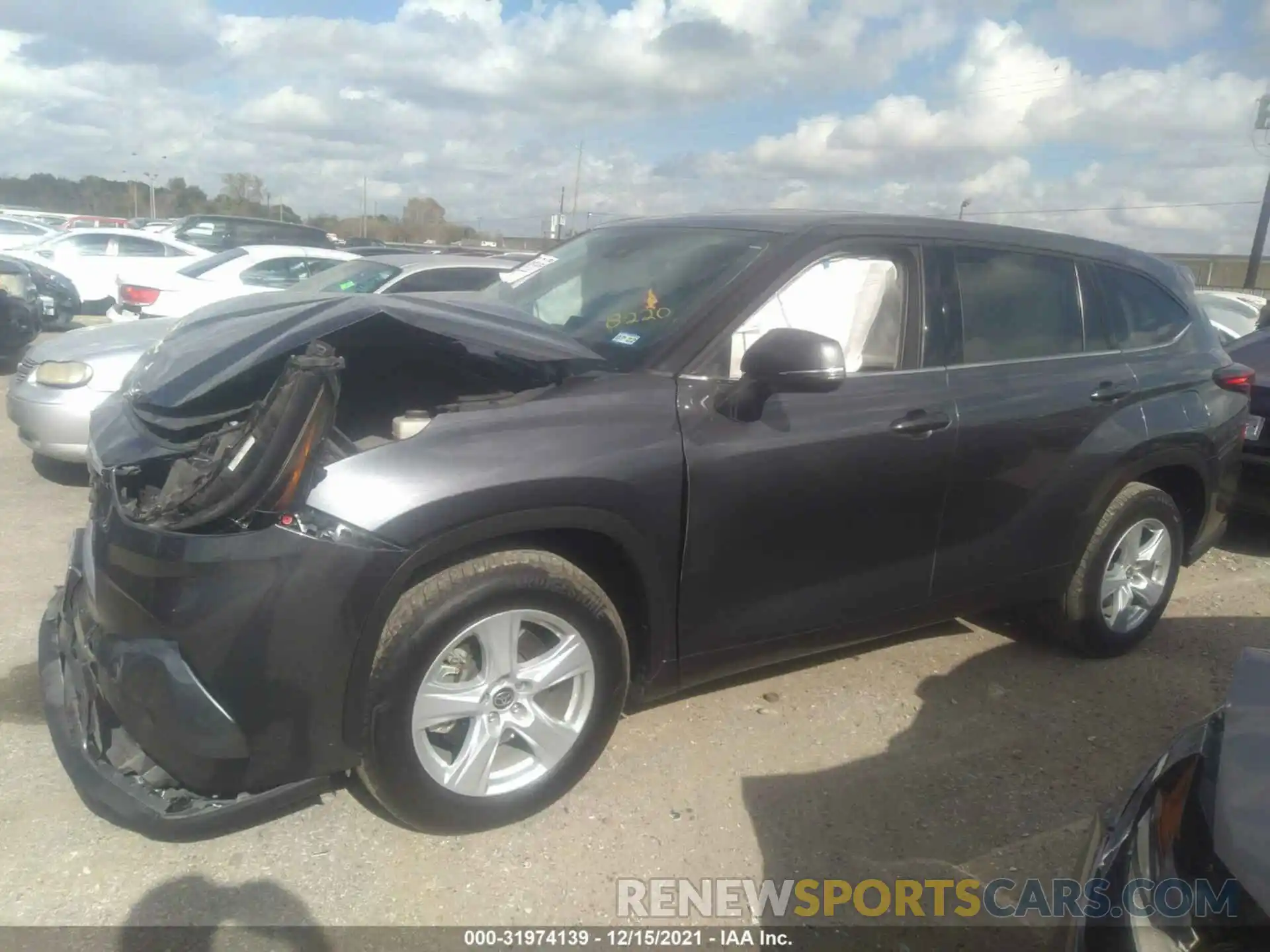 2 Photograph of a damaged car 5TDCZRAH3LS508220 TOYOTA HIGHLANDER 2020