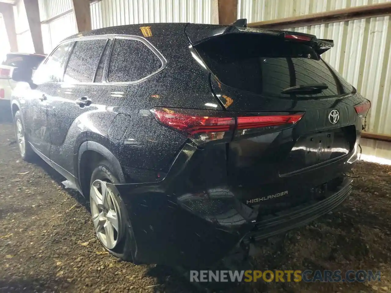 3 Photograph of a damaged car 5TDCZRAH5LS506596 TOYOTA HIGHLANDER 2020