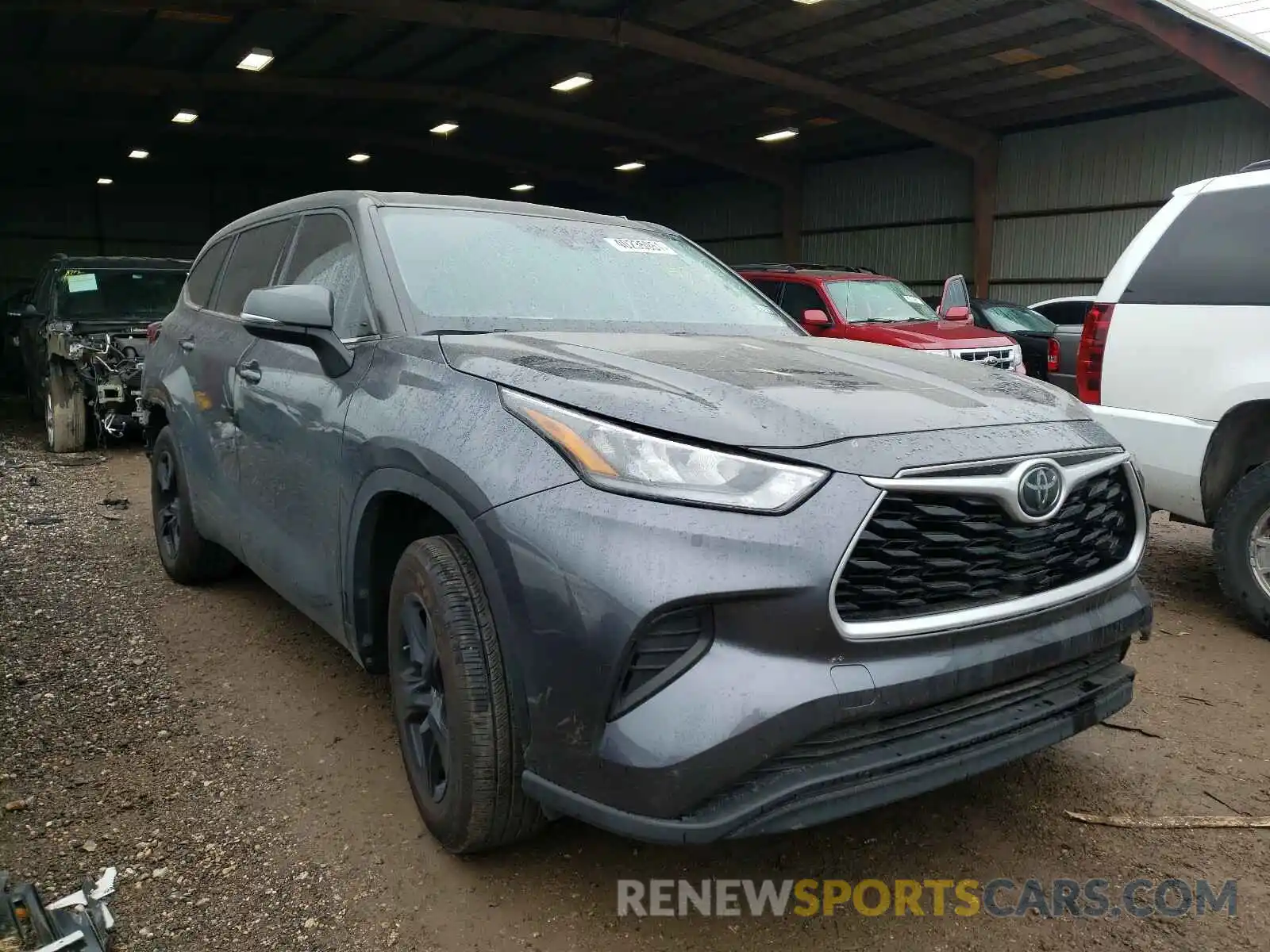 1 Photograph of a damaged car 5TDCZRAH8LS505376 TOYOTA HIGHLANDER 2020