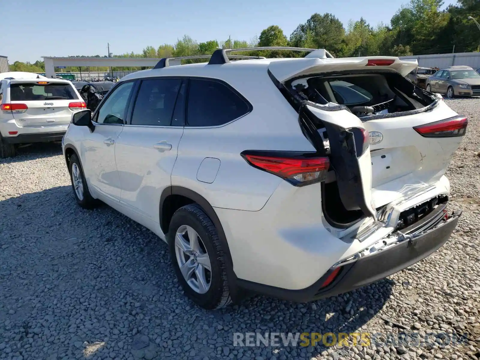 3 Photograph of a damaged car 5TDCZRAHXLS001797 TOYOTA HIGHLANDER 2020