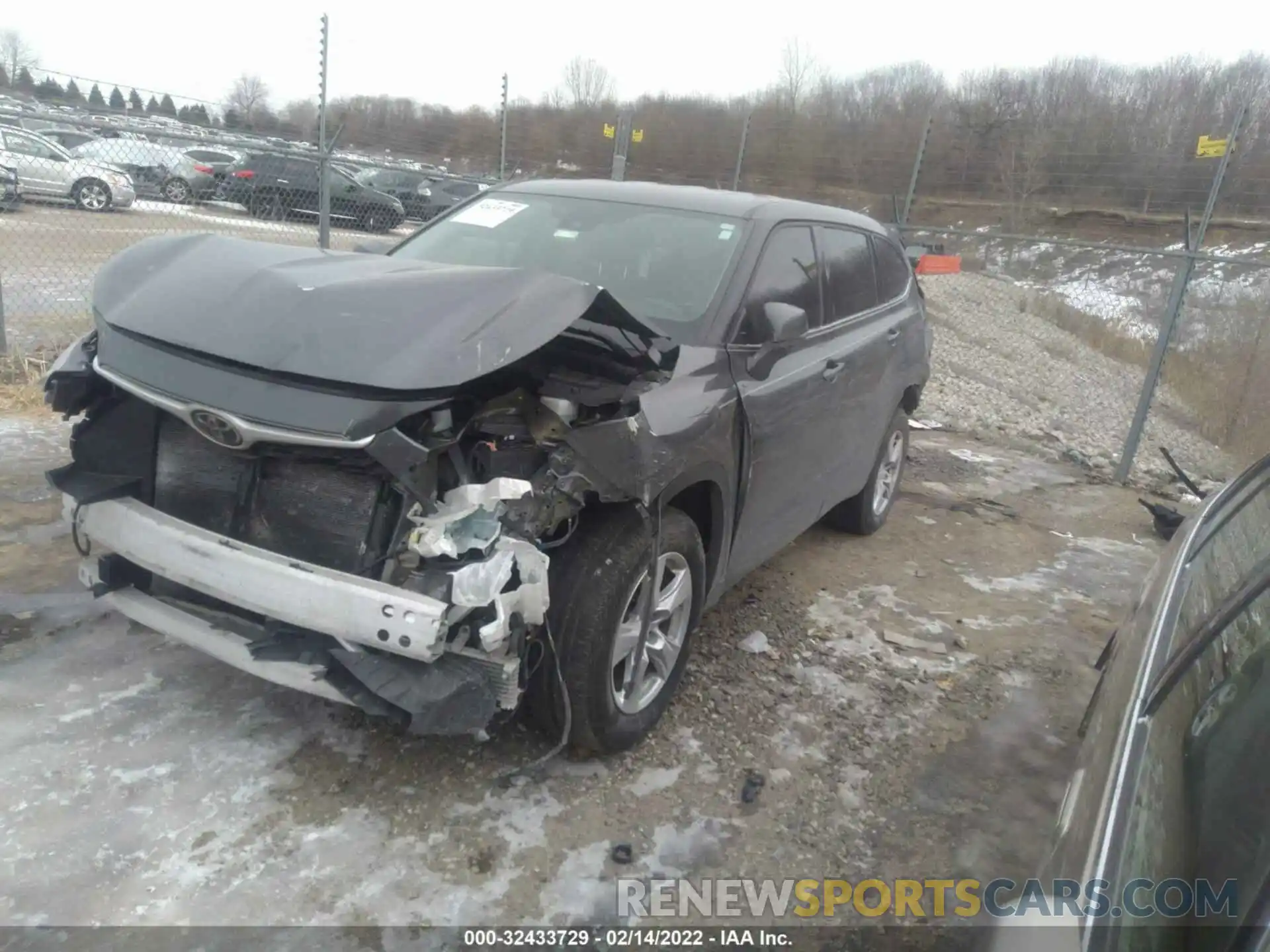 2 Photograph of a damaged car 5TDCZRAHXLS023086 TOYOTA HIGHLANDER 2020