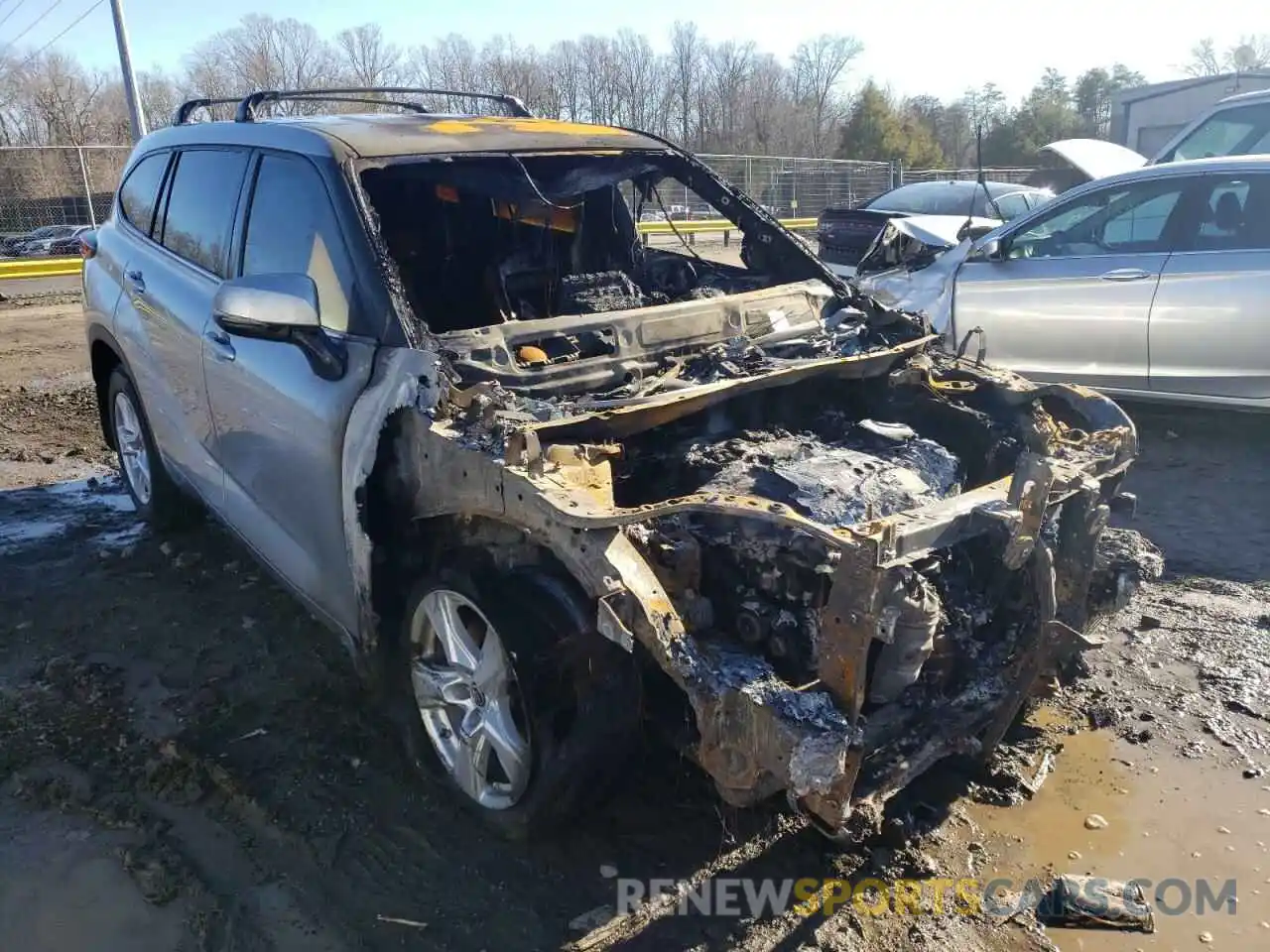 1 Photograph of a damaged car 5TDCZRBH1LS034797 TOYOTA HIGHLANDER 2020