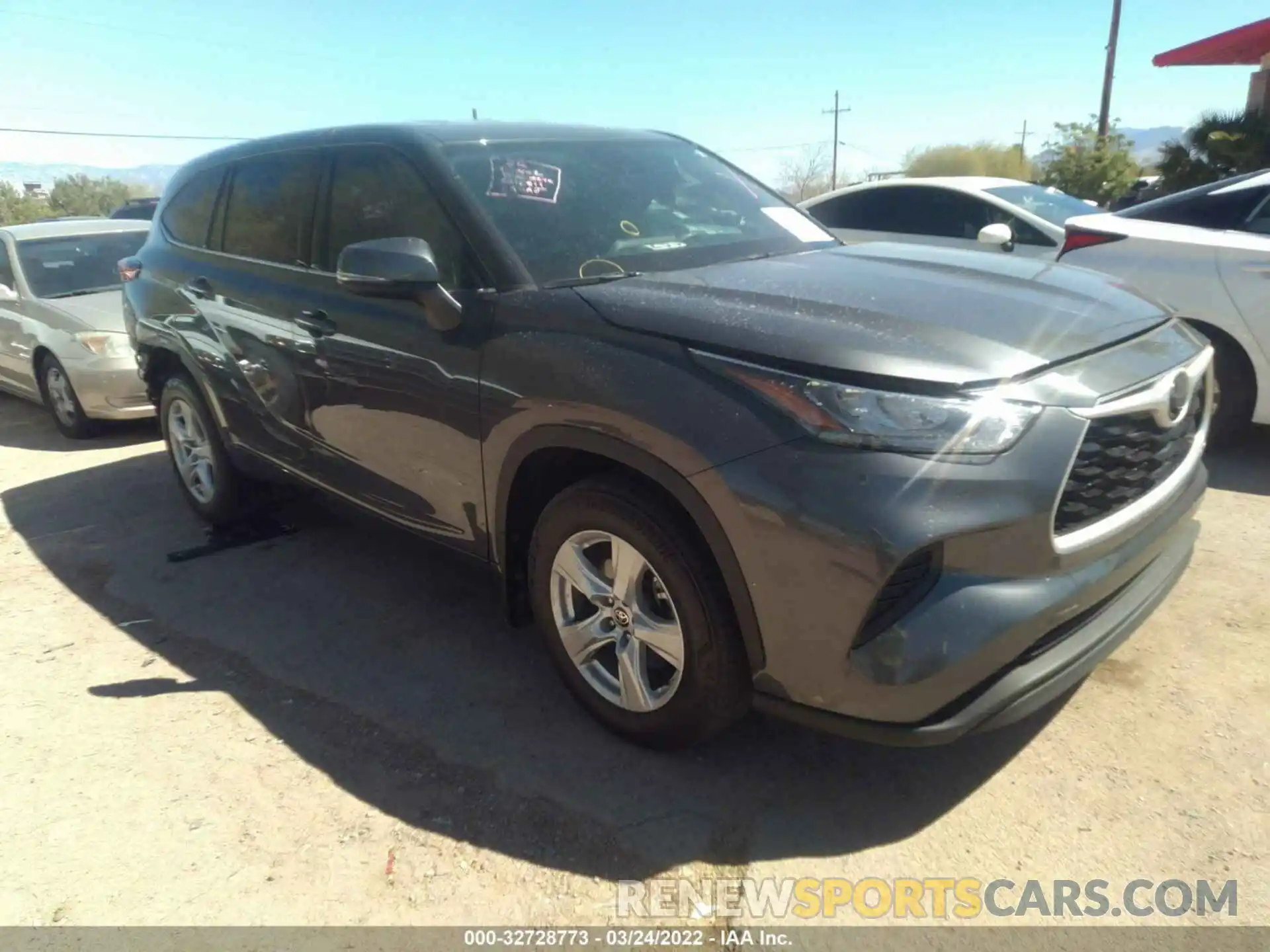 1 Photograph of a damaged car 5TDCZRBH1LS043144 TOYOTA HIGHLANDER 2020