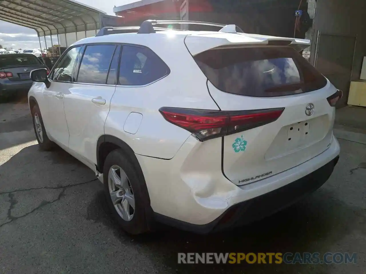 3 Photograph of a damaged car 5TDCZRBH1LS501023 TOYOTA HIGHLANDER 2020