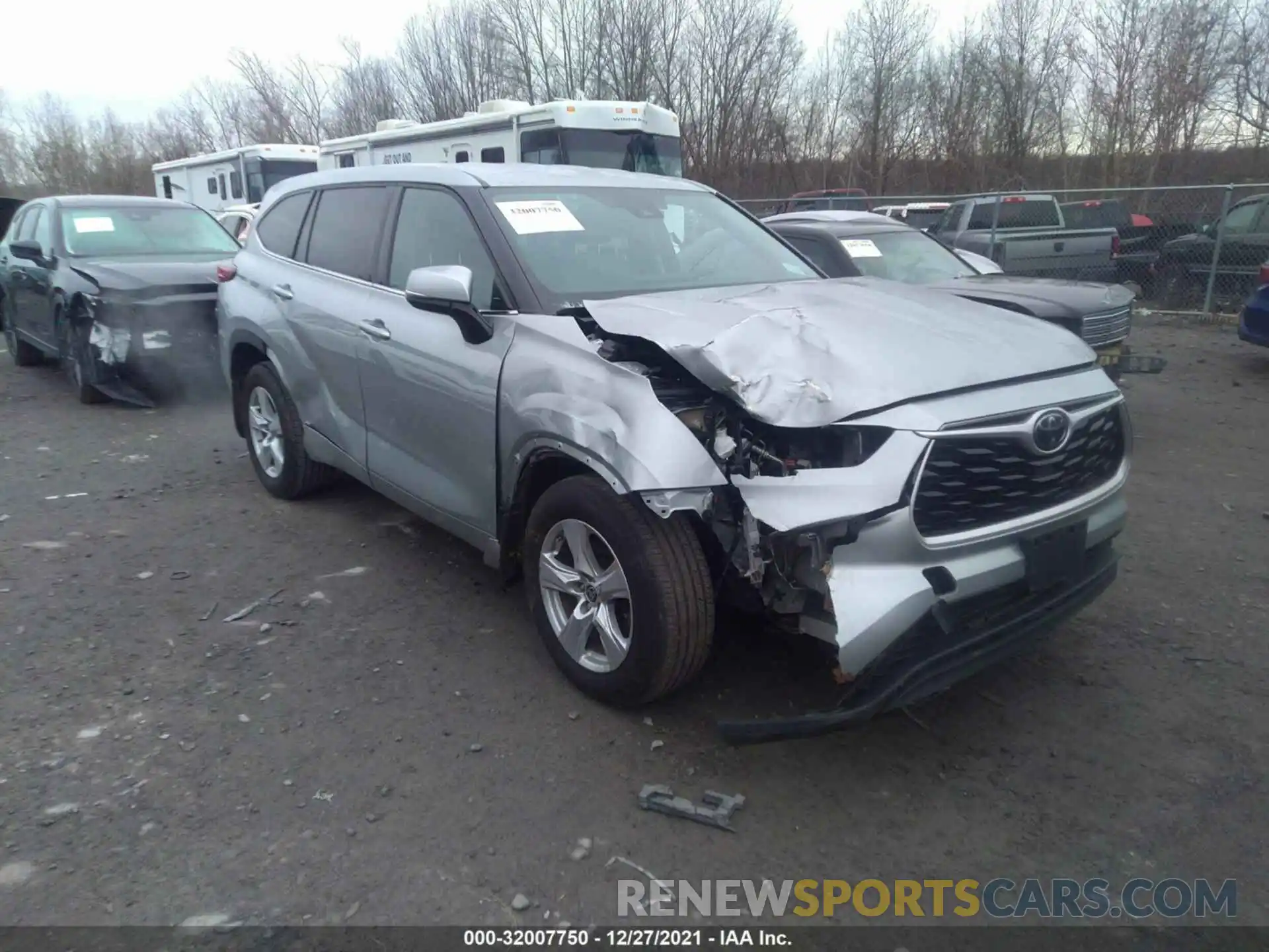 1 Photograph of a damaged car 5TDCZRBH1LS512488 TOYOTA HIGHLANDER 2020