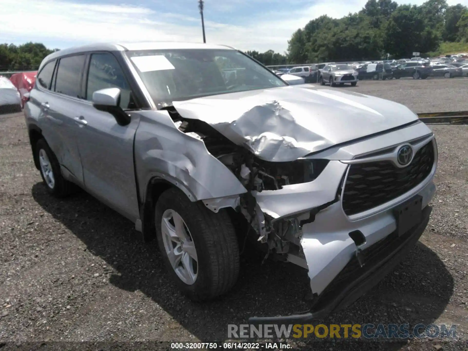 6 Photograph of a damaged car 5TDCZRBH1LS512488 TOYOTA HIGHLANDER 2020