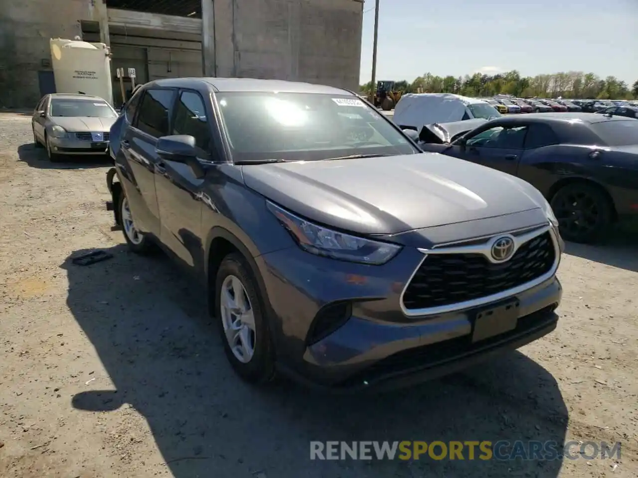 1 Photograph of a damaged car 5TDCZRBH2LS016051 TOYOTA HIGHLANDER 2020