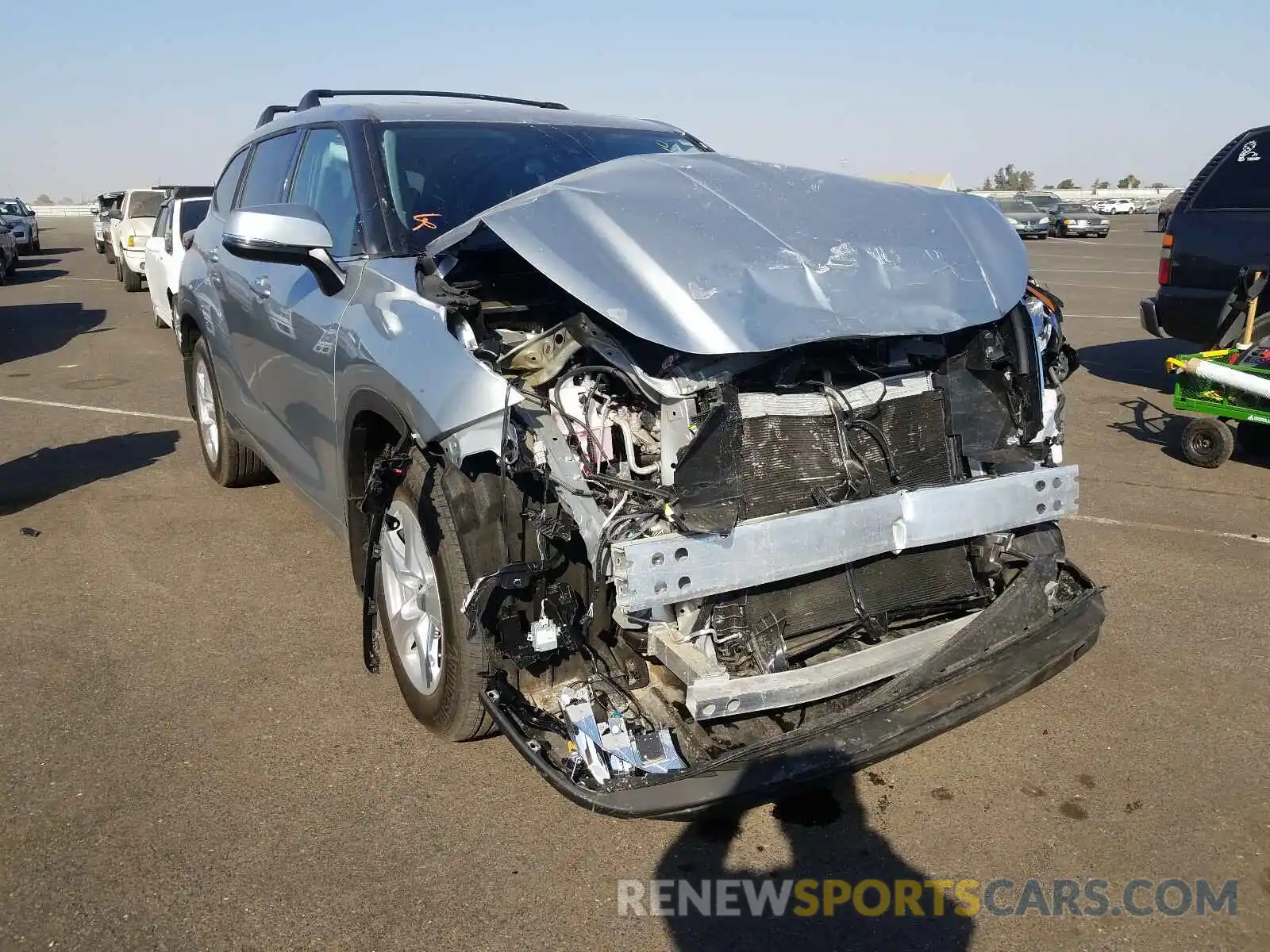 1 Photograph of a damaged car 5TDCZRBH2LS054122 TOYOTA HIGHLANDER 2020