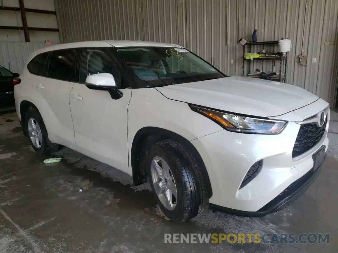 1 Photograph of a damaged car 5TDCZRBH2LS502116 TOYOTA HIGHLANDER 2020