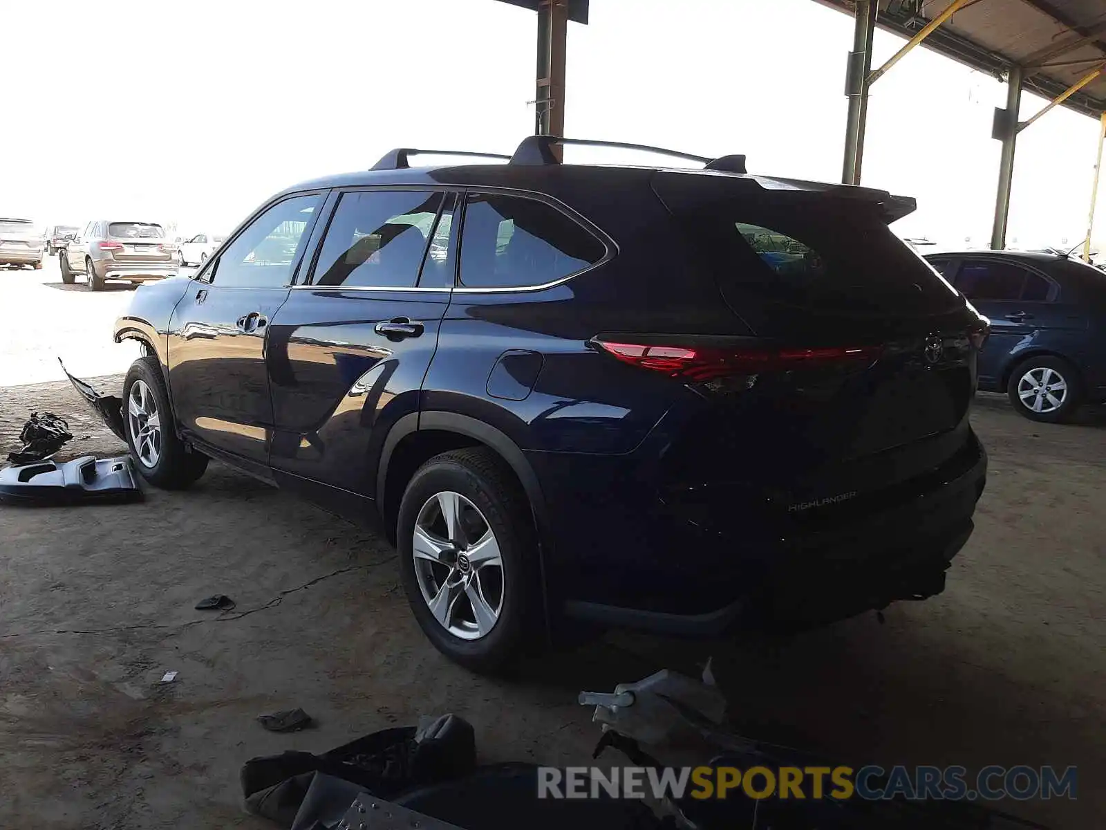 3 Photograph of a damaged car 5TDCZRBH2LS512466 TOYOTA HIGHLANDER 2020