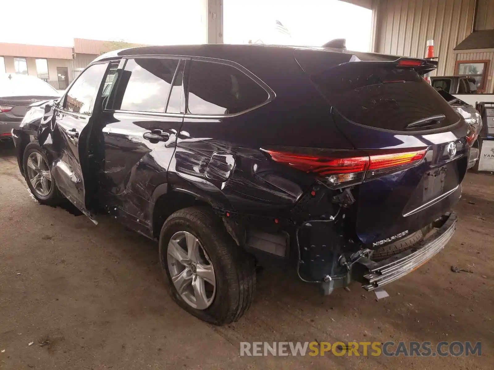 3 Photograph of a damaged car 5TDCZRBH3LS009772 TOYOTA HIGHLANDER 2020